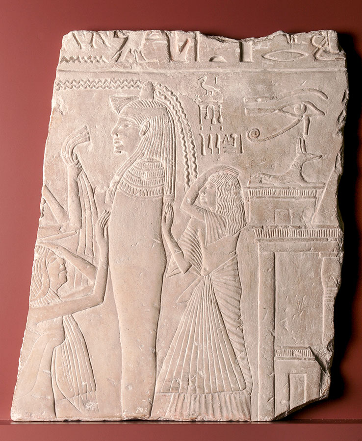 Egyptian New Kingdom bas-relief fragment