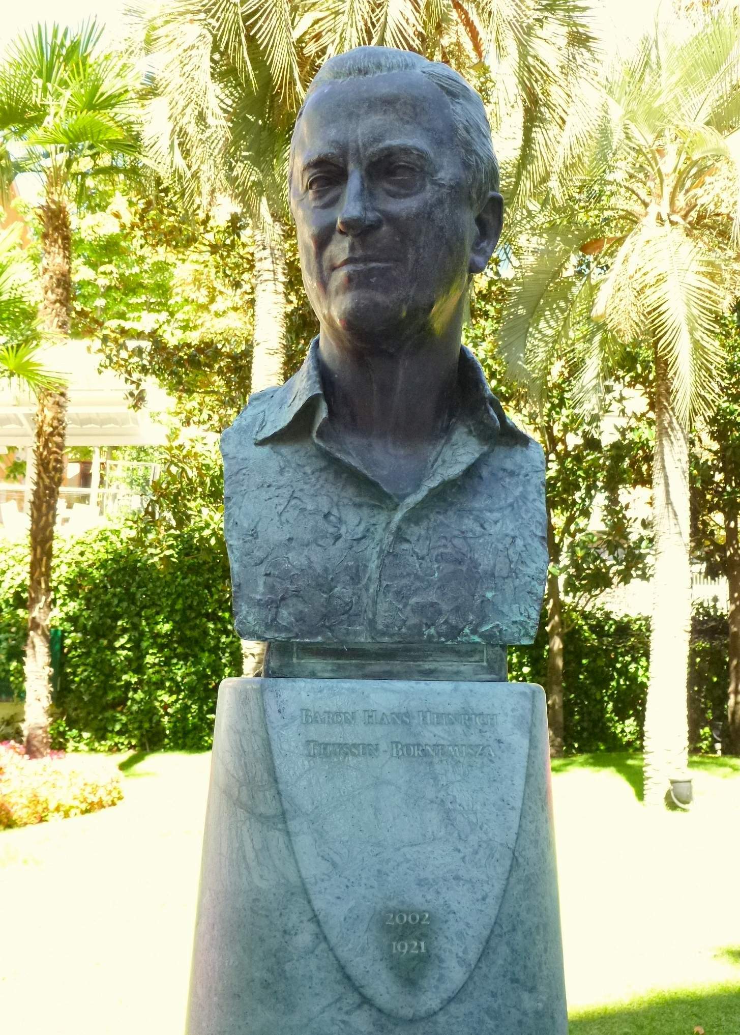 Bust of Baron Hans Heinrich Thyssen-Bornemisza