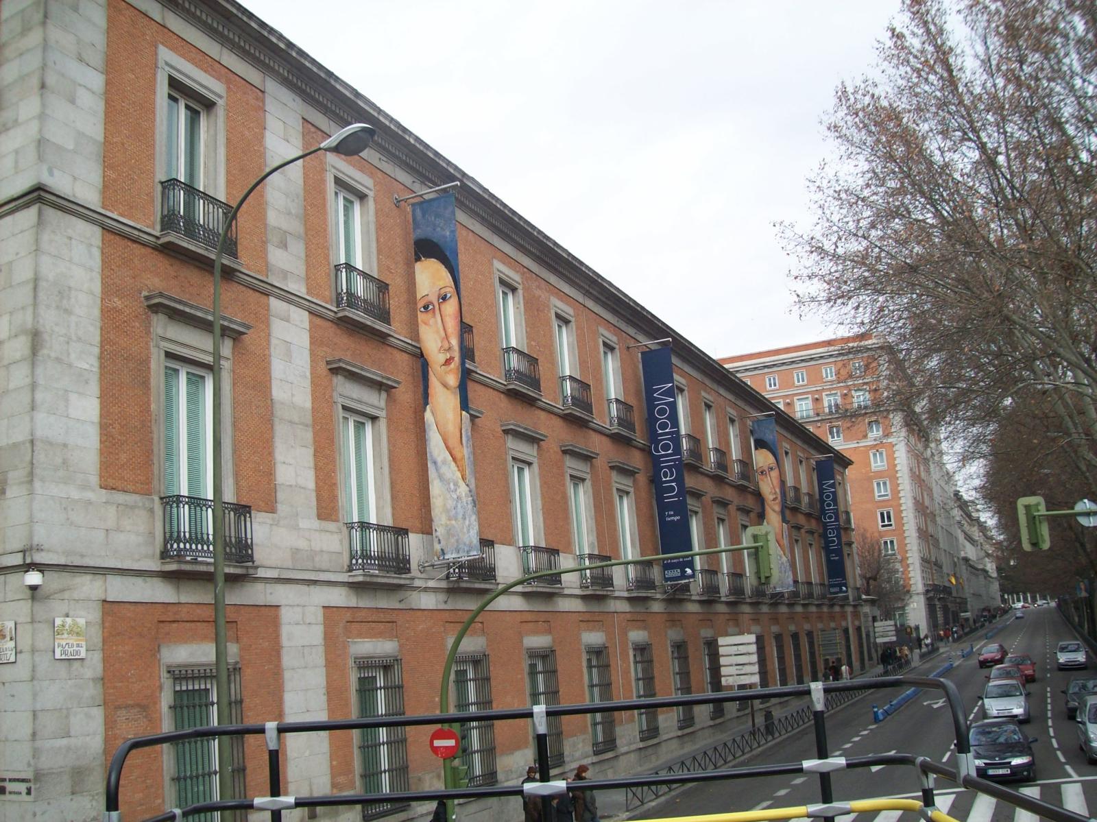 The Paseo del Prado facade