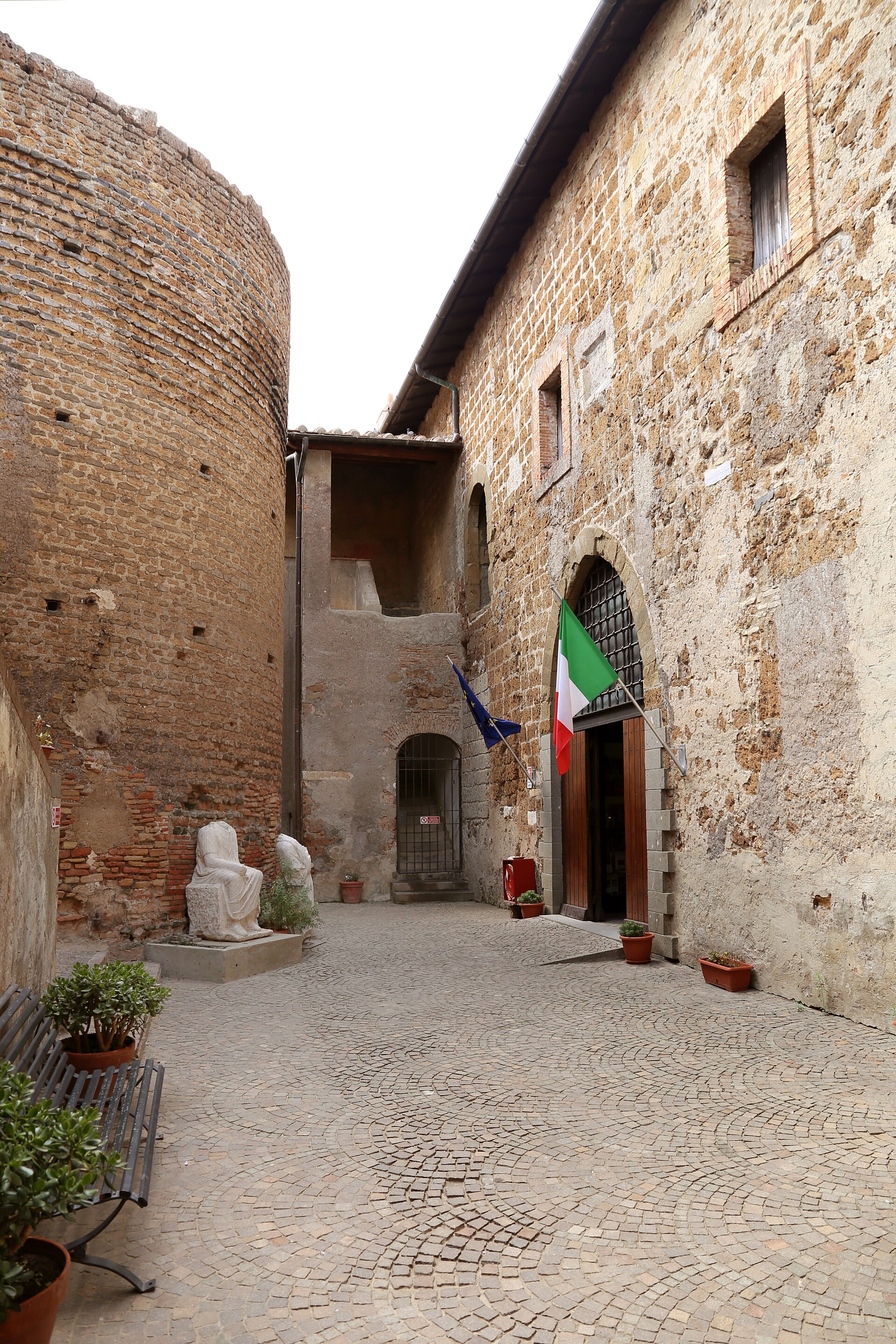Entrance to the Museo Nazionale Cerite