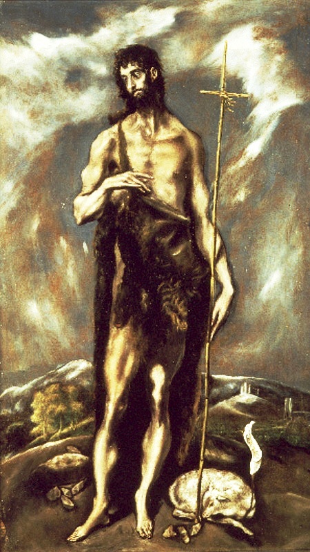 Saint John the Baptist, by El Greco