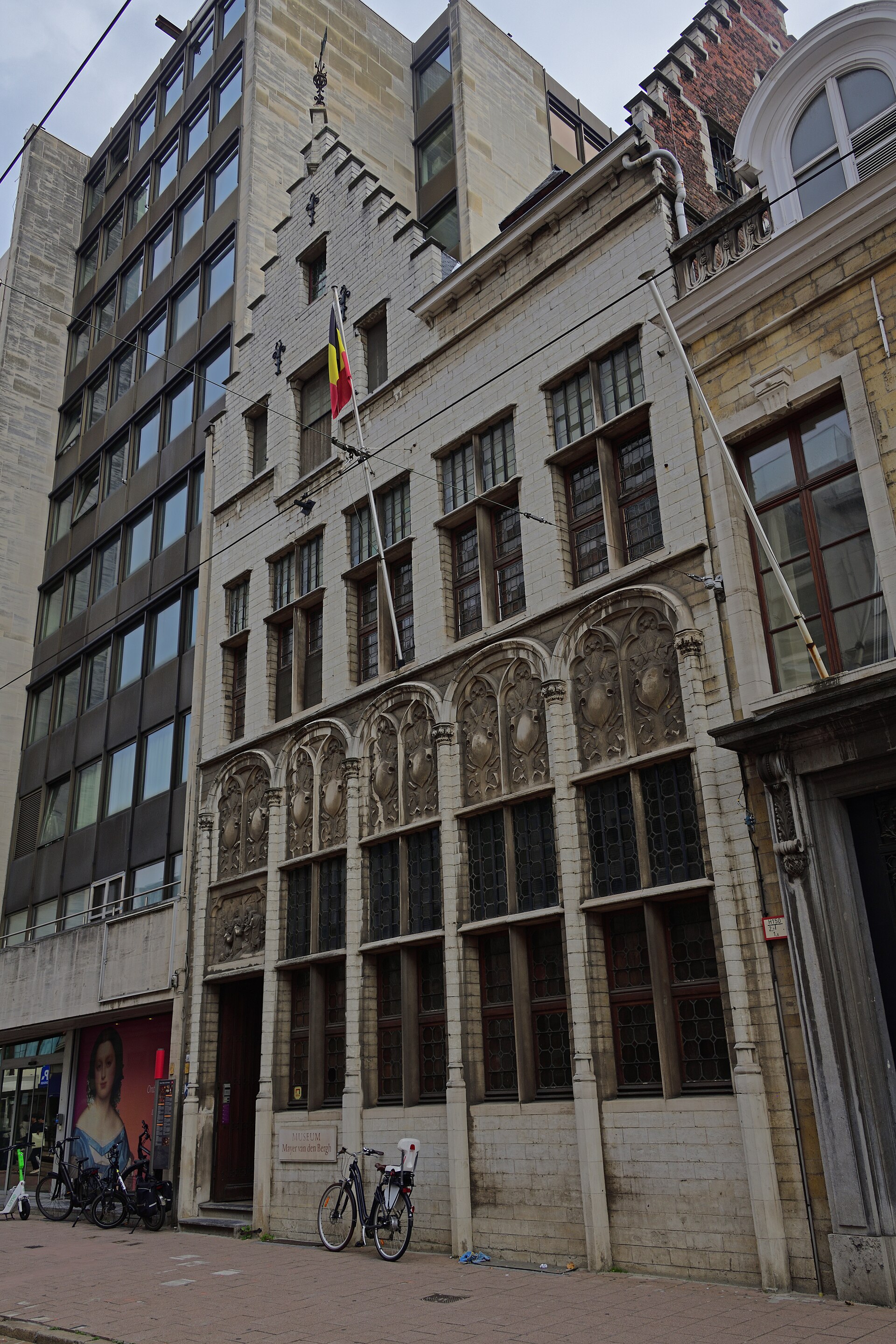 The museum facade, full-height view