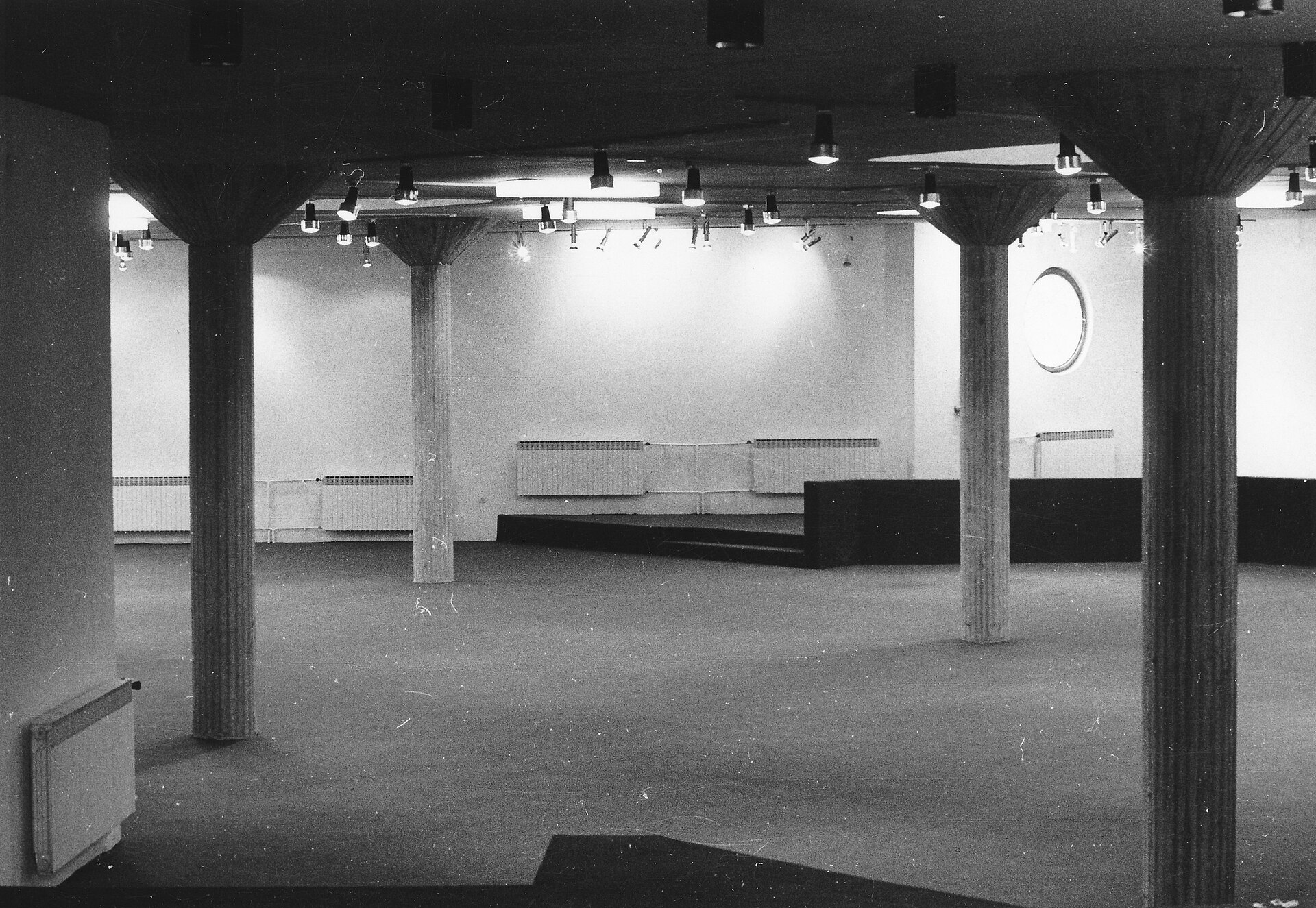 Gallery interior before installation