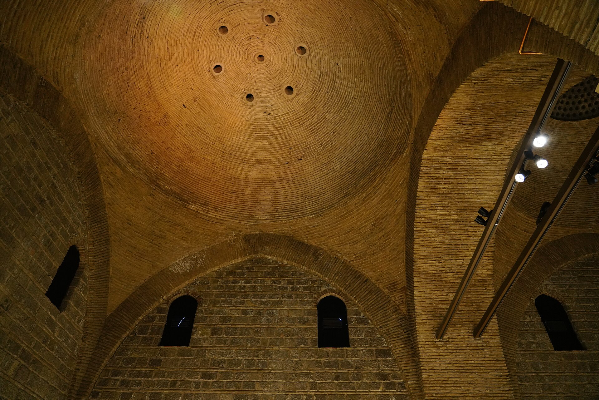 Interior of one of the domes of the Museum of Anatolian Civilizations