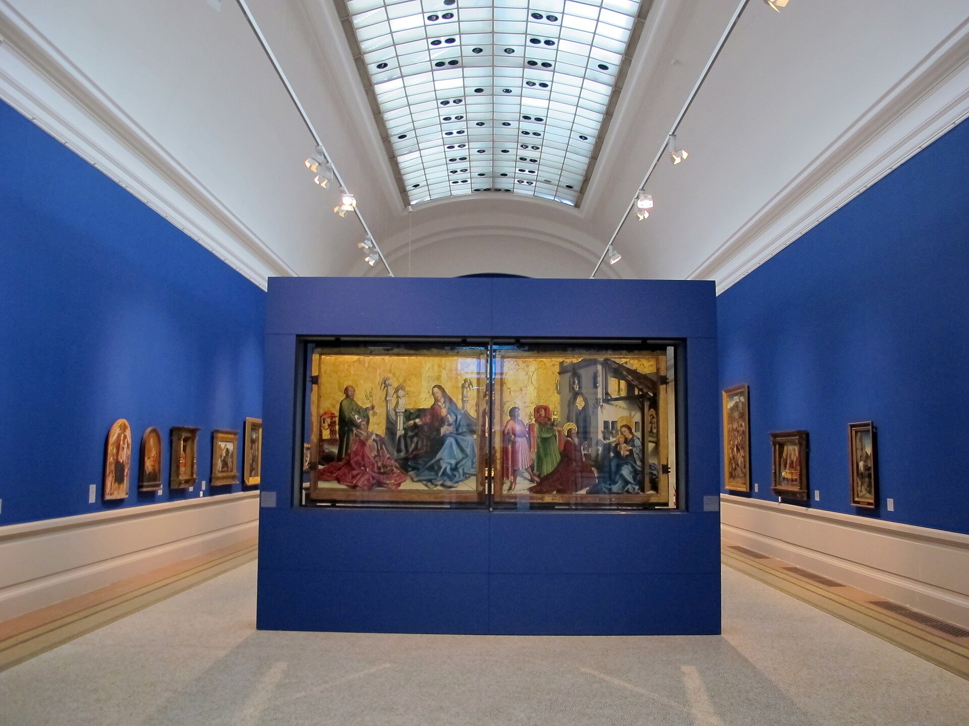 Top-floor painting gallery