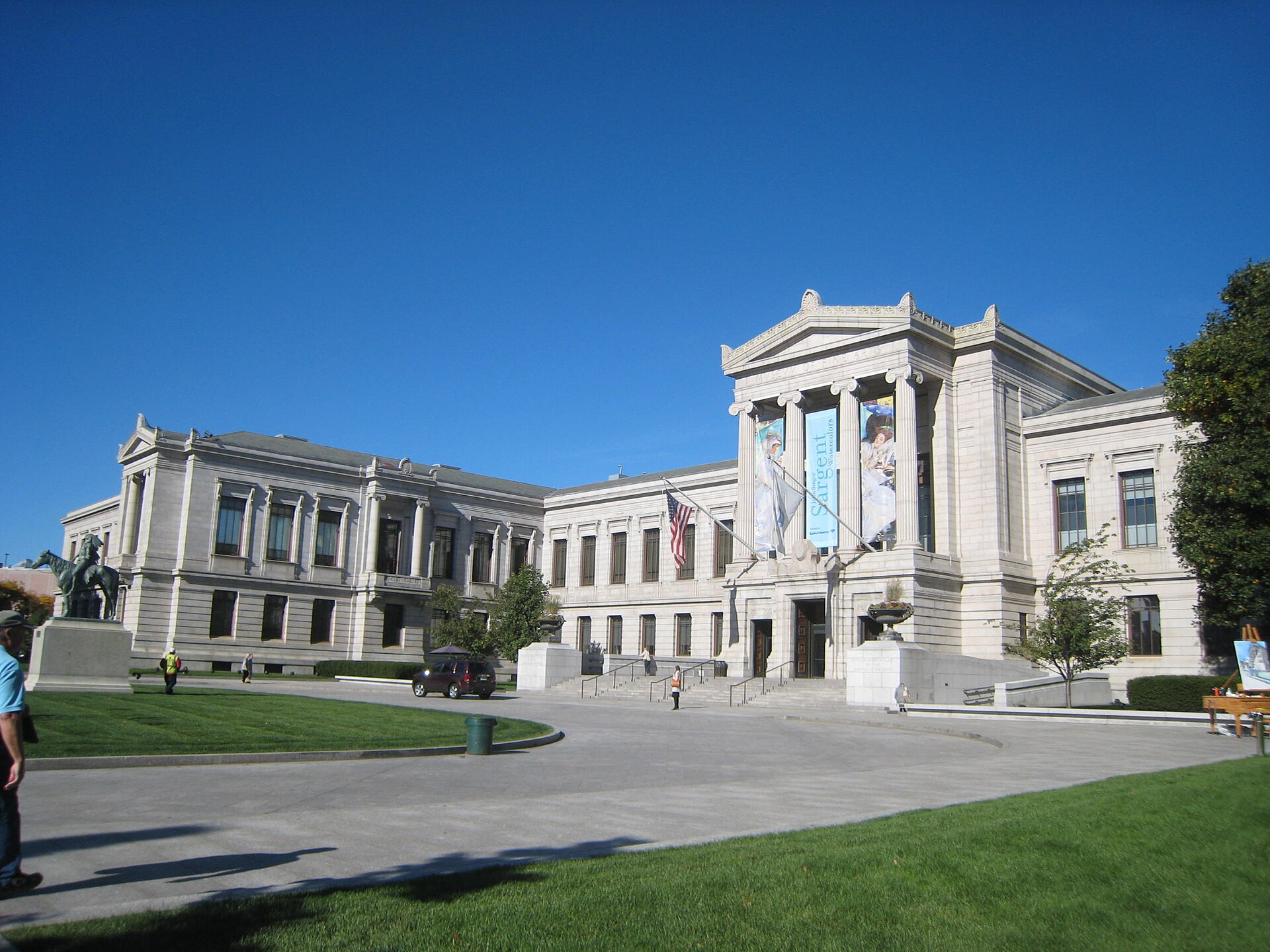 The Huntington Avenue facade