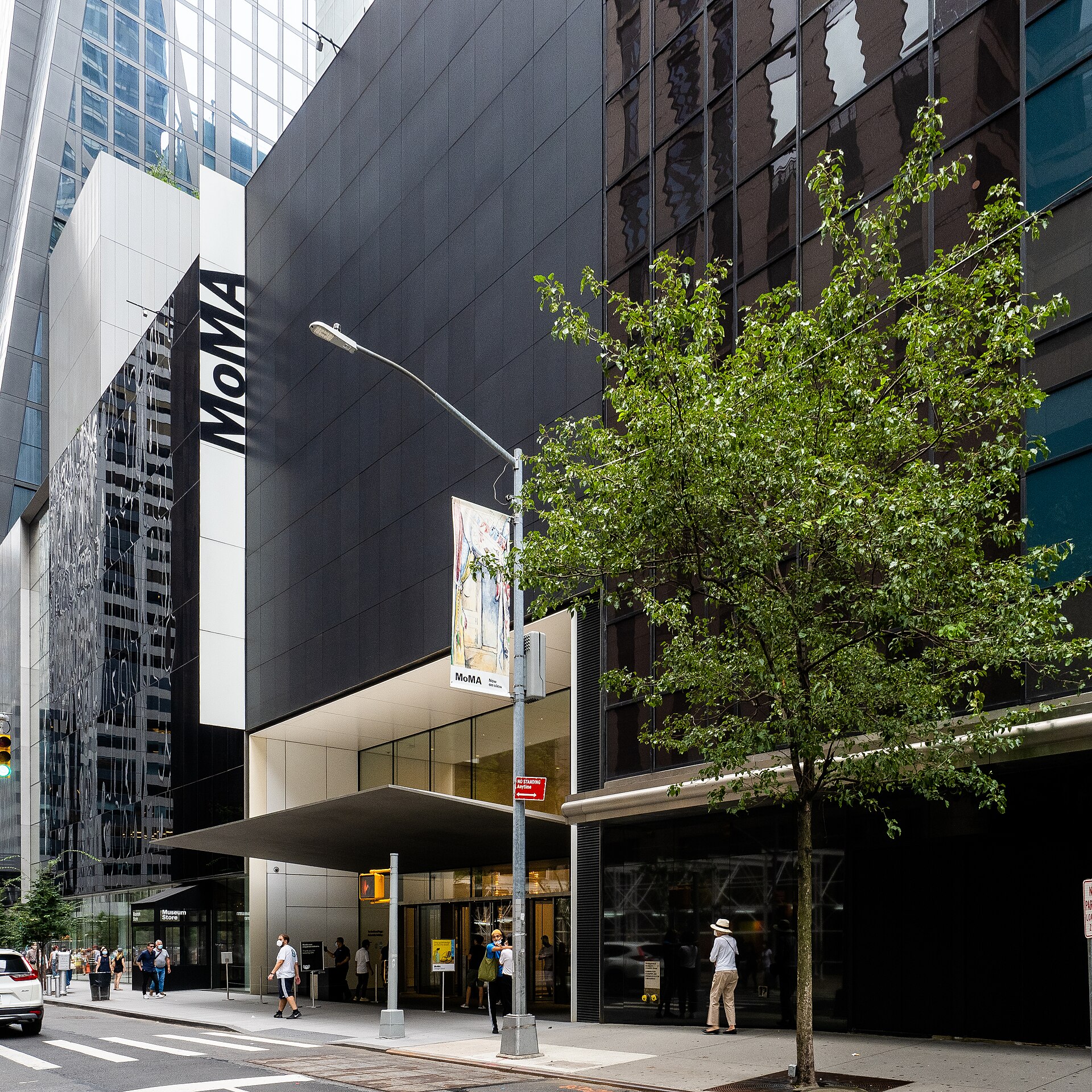 MoMA's 53rd Street entrance