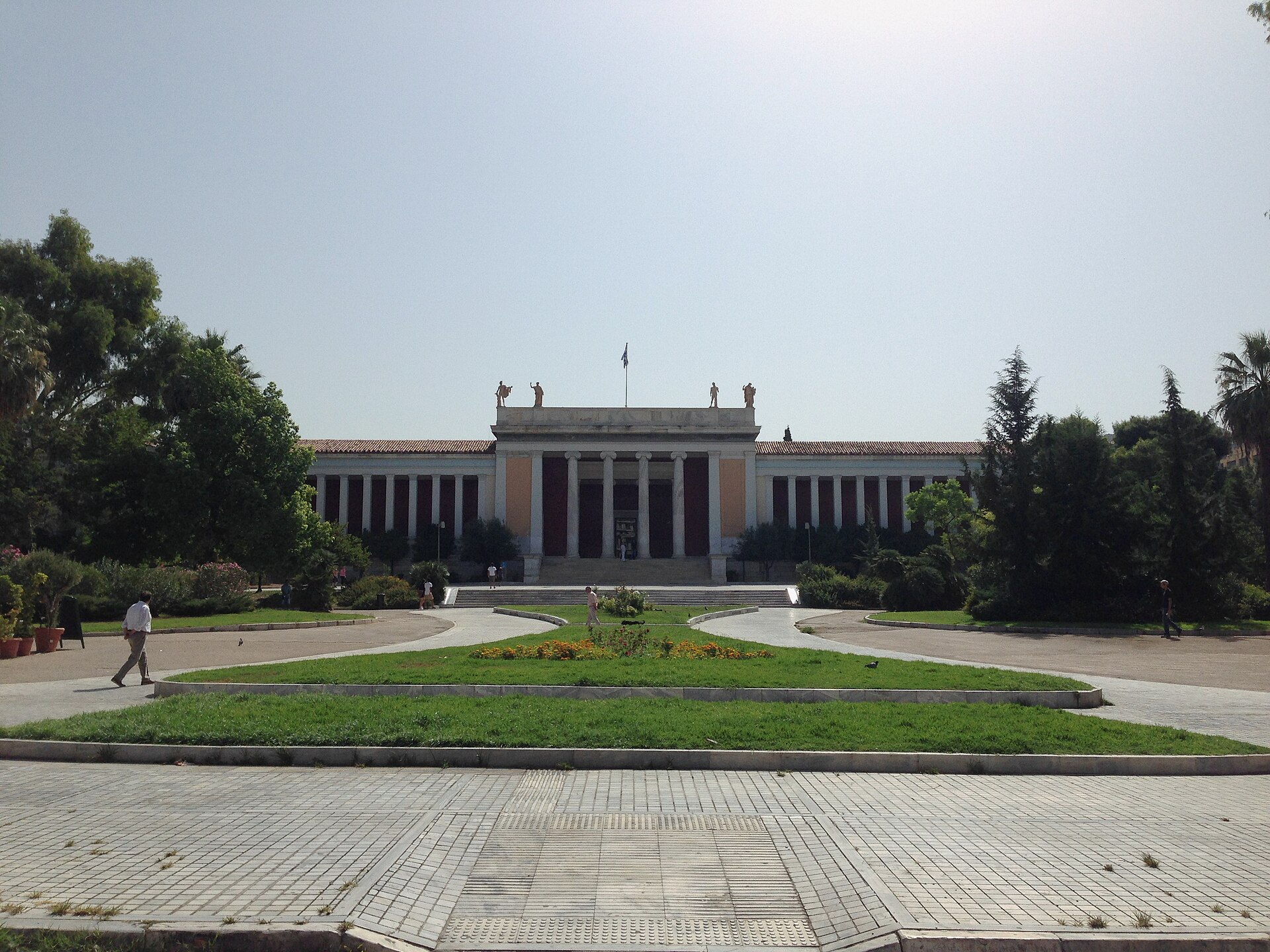 The museum building from the front garden