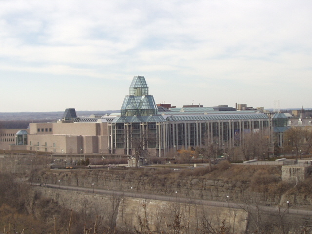 The Gallery seen across the Ottawa River escarpment