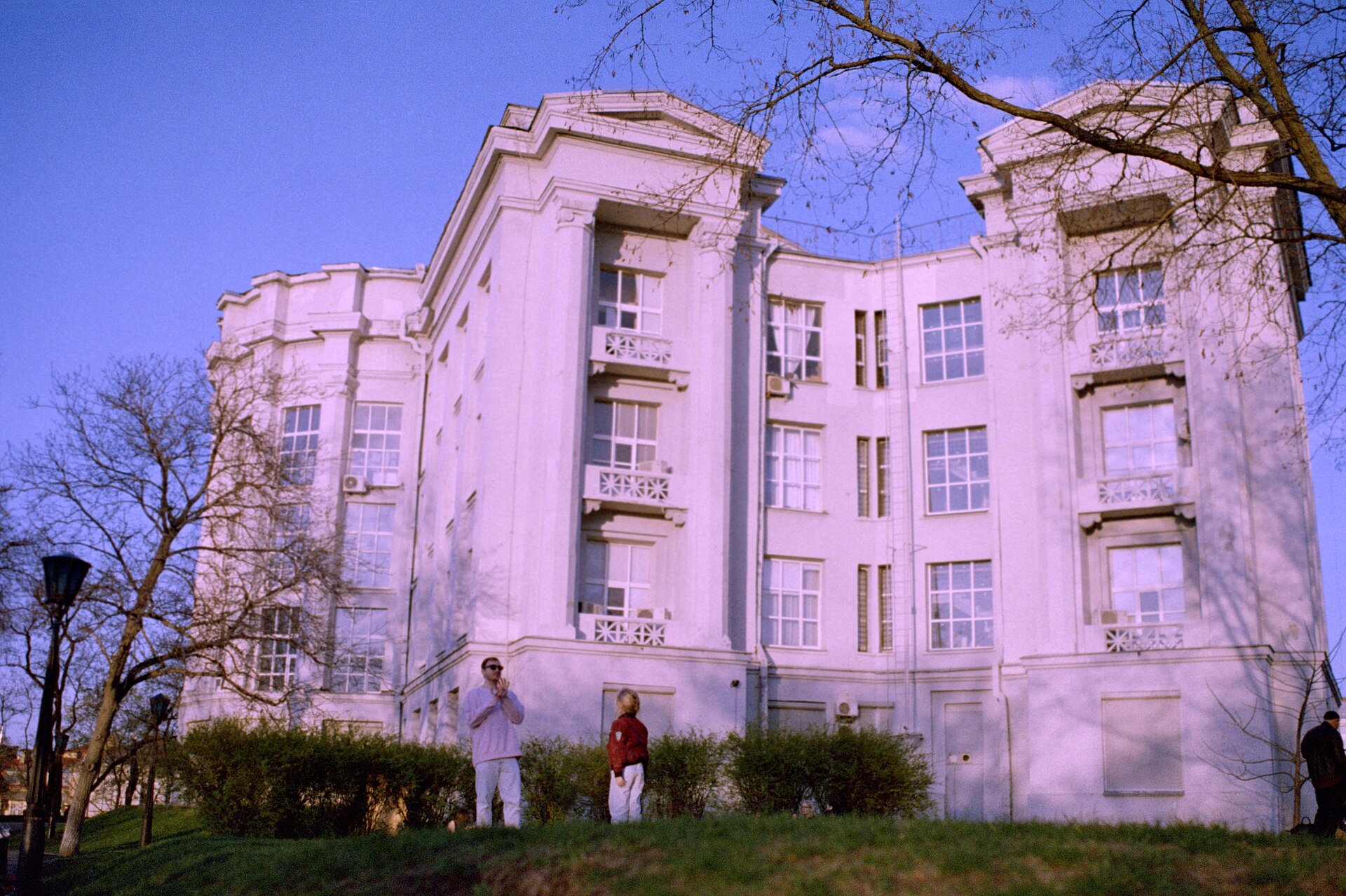 The museum building, a further exterior view