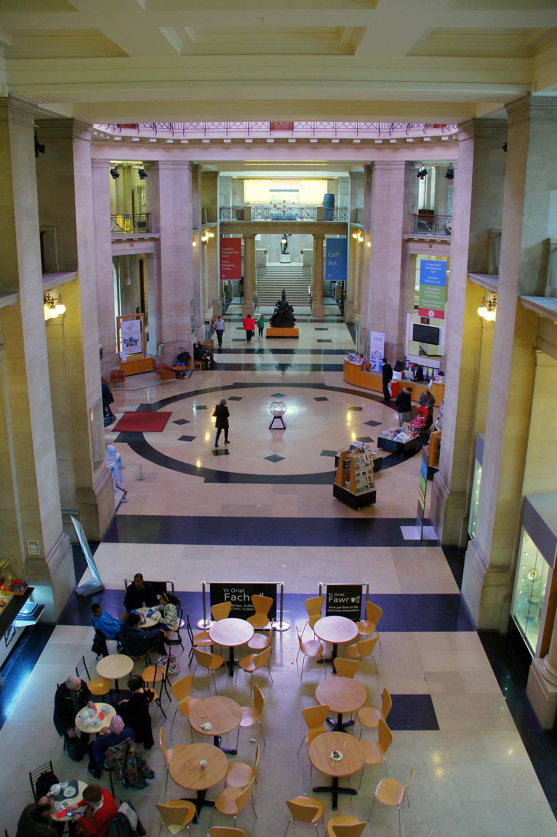 Inside National Museum Cardiff