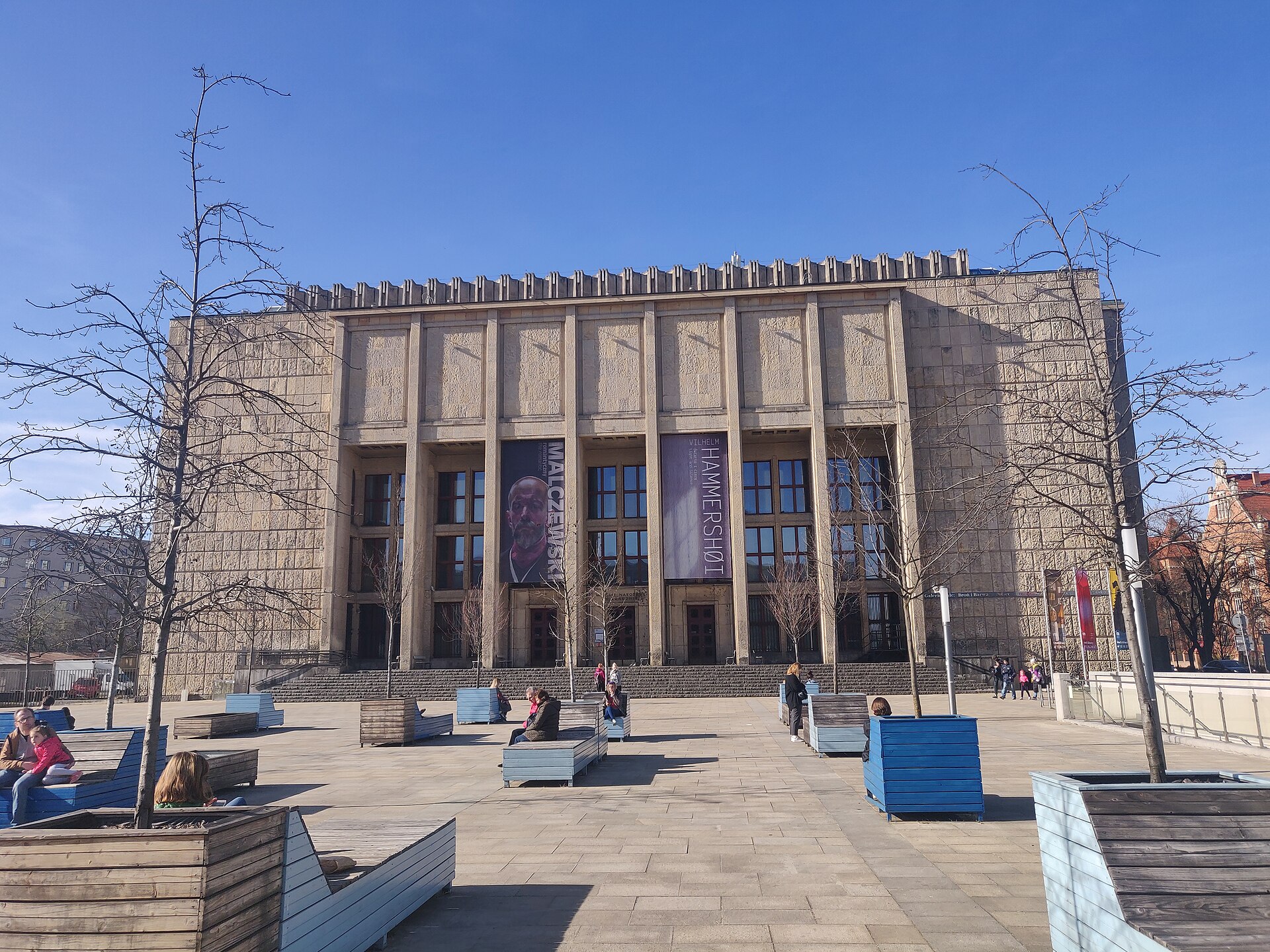 The Main Building, frontal view