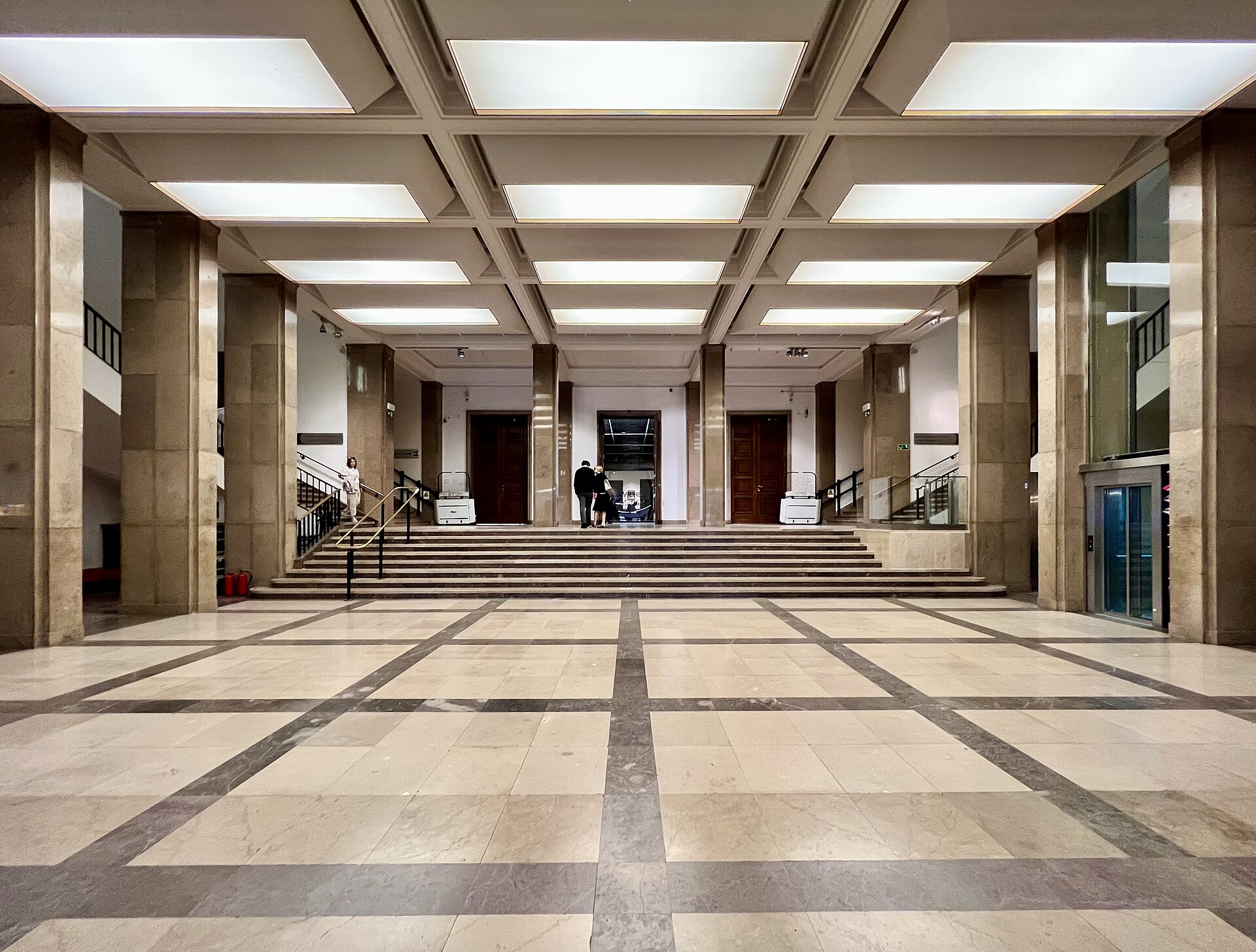 The entrance lobby