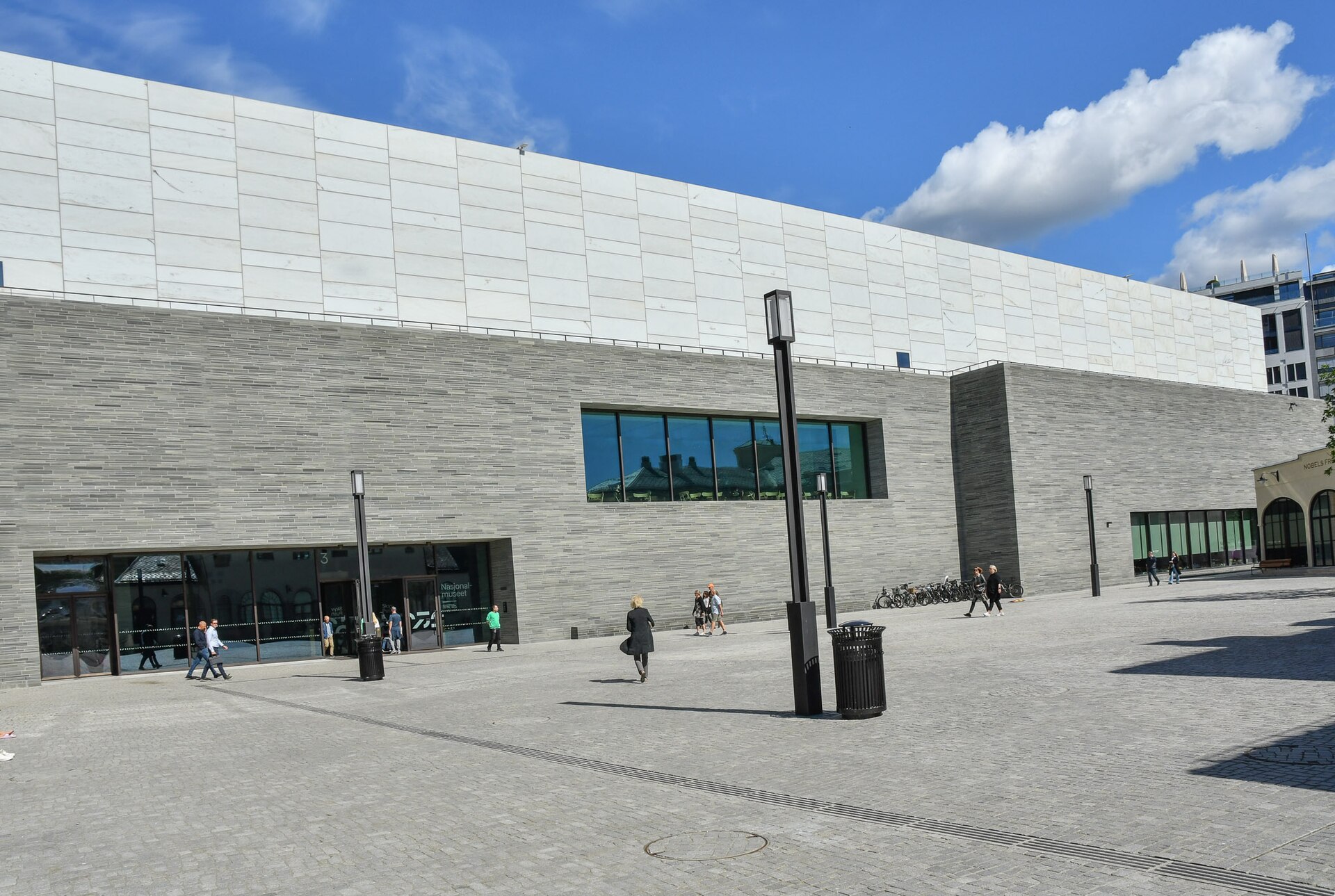 The main entrance