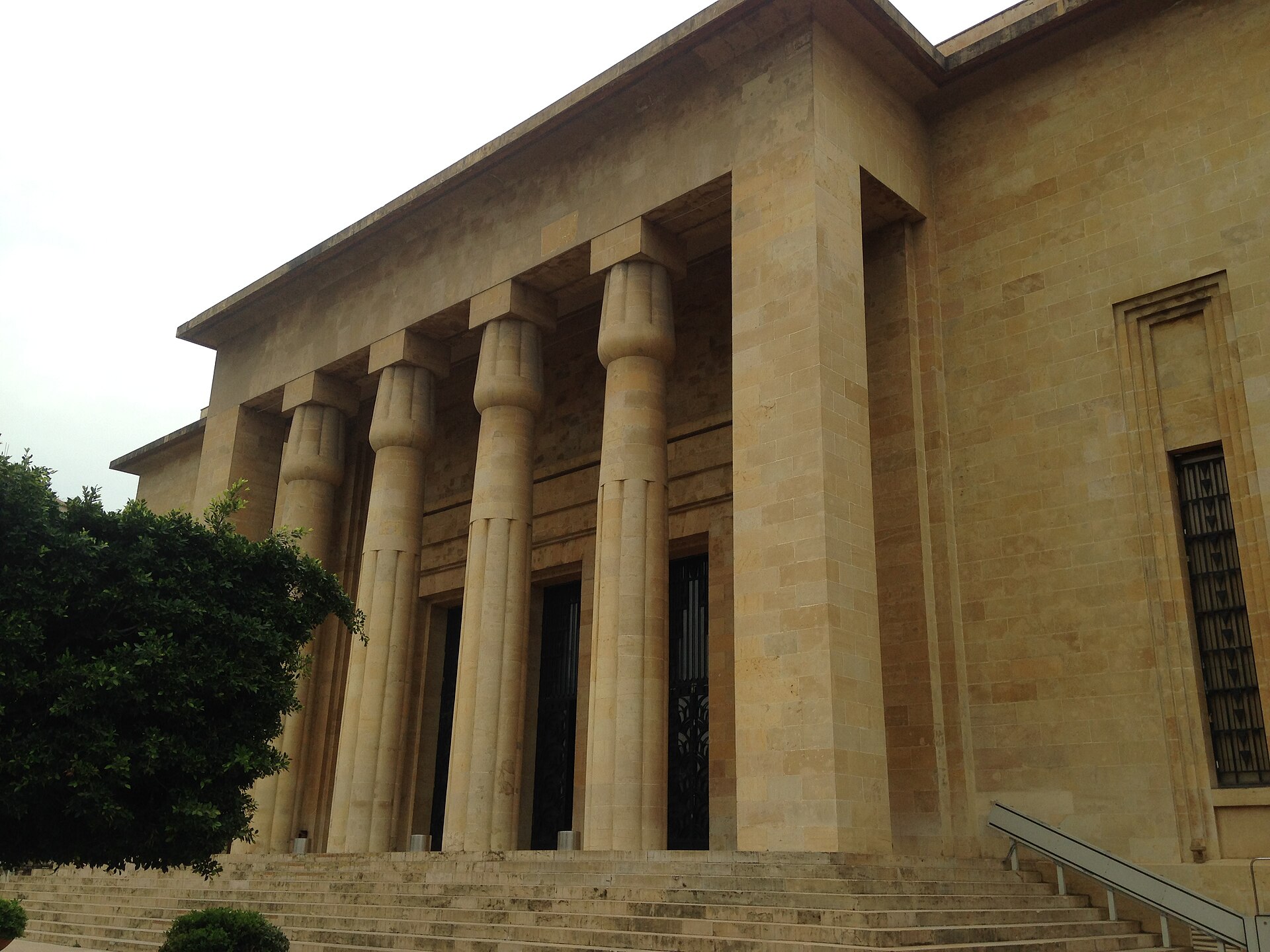 Main entrance, March 2017
