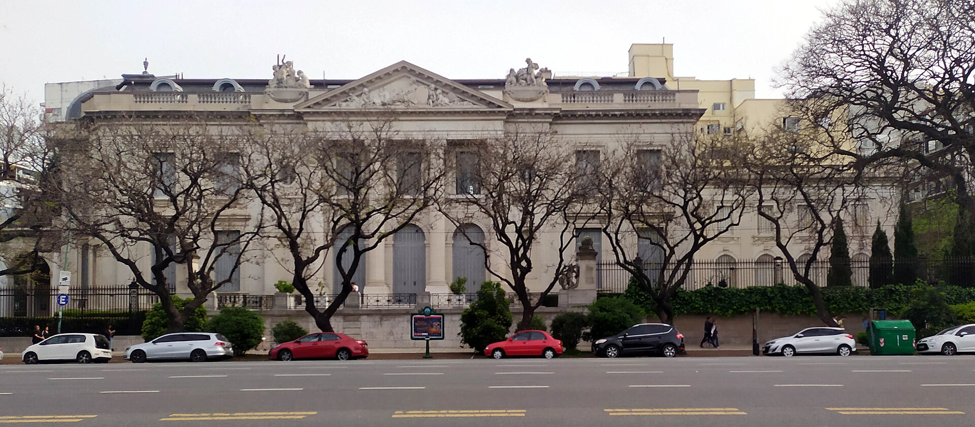 Facade of the museum
