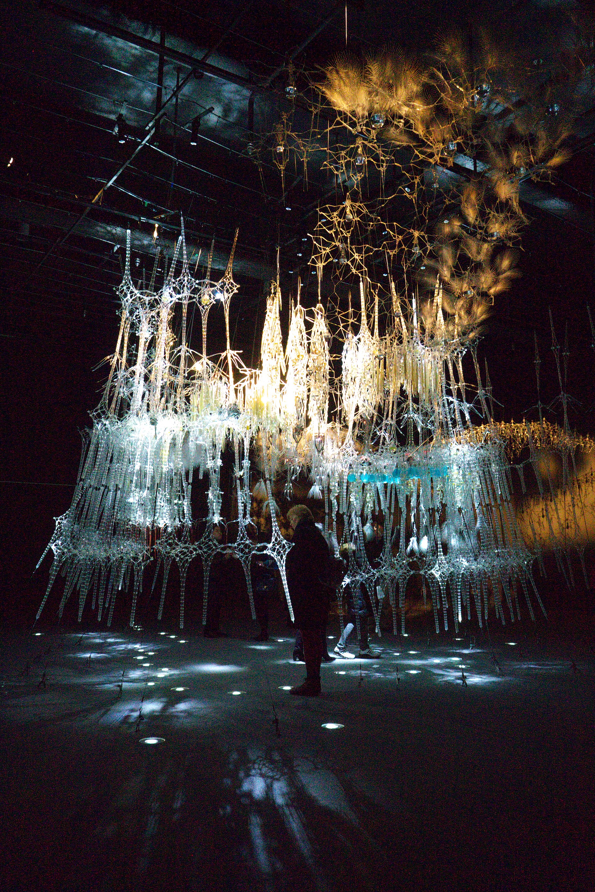 Philip Beesley's Epiphyte Chamber during the opening season