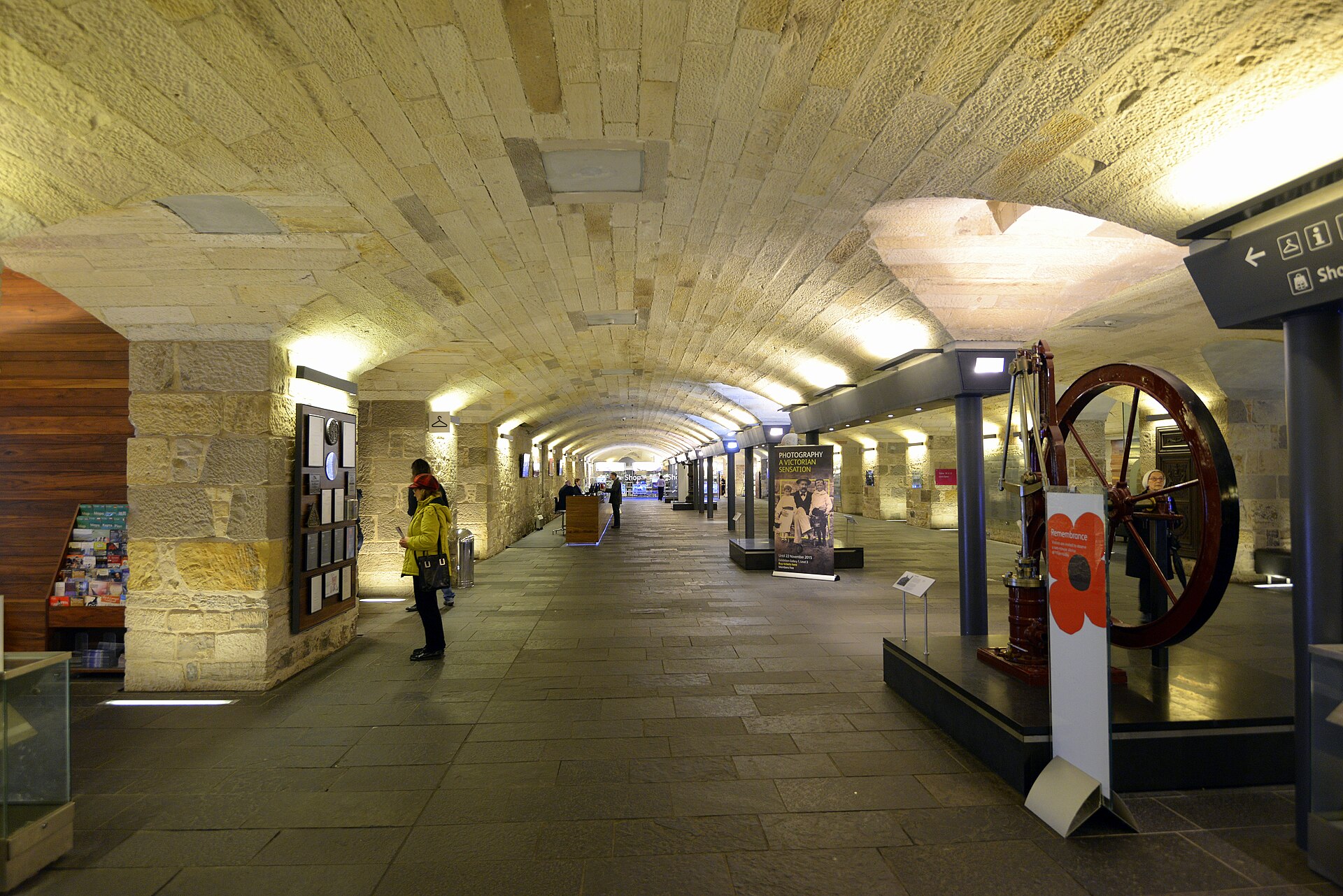 The vaulted Entrance Hall