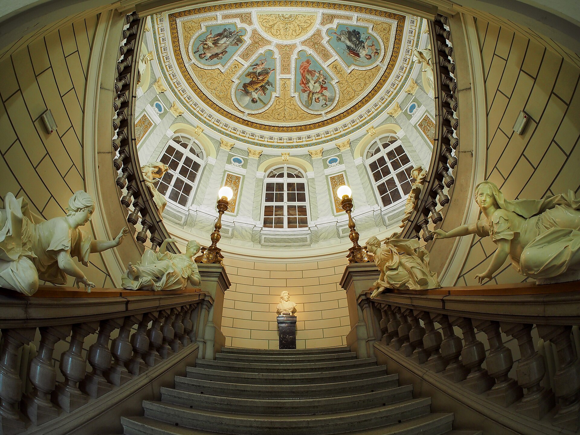 The grand staircase