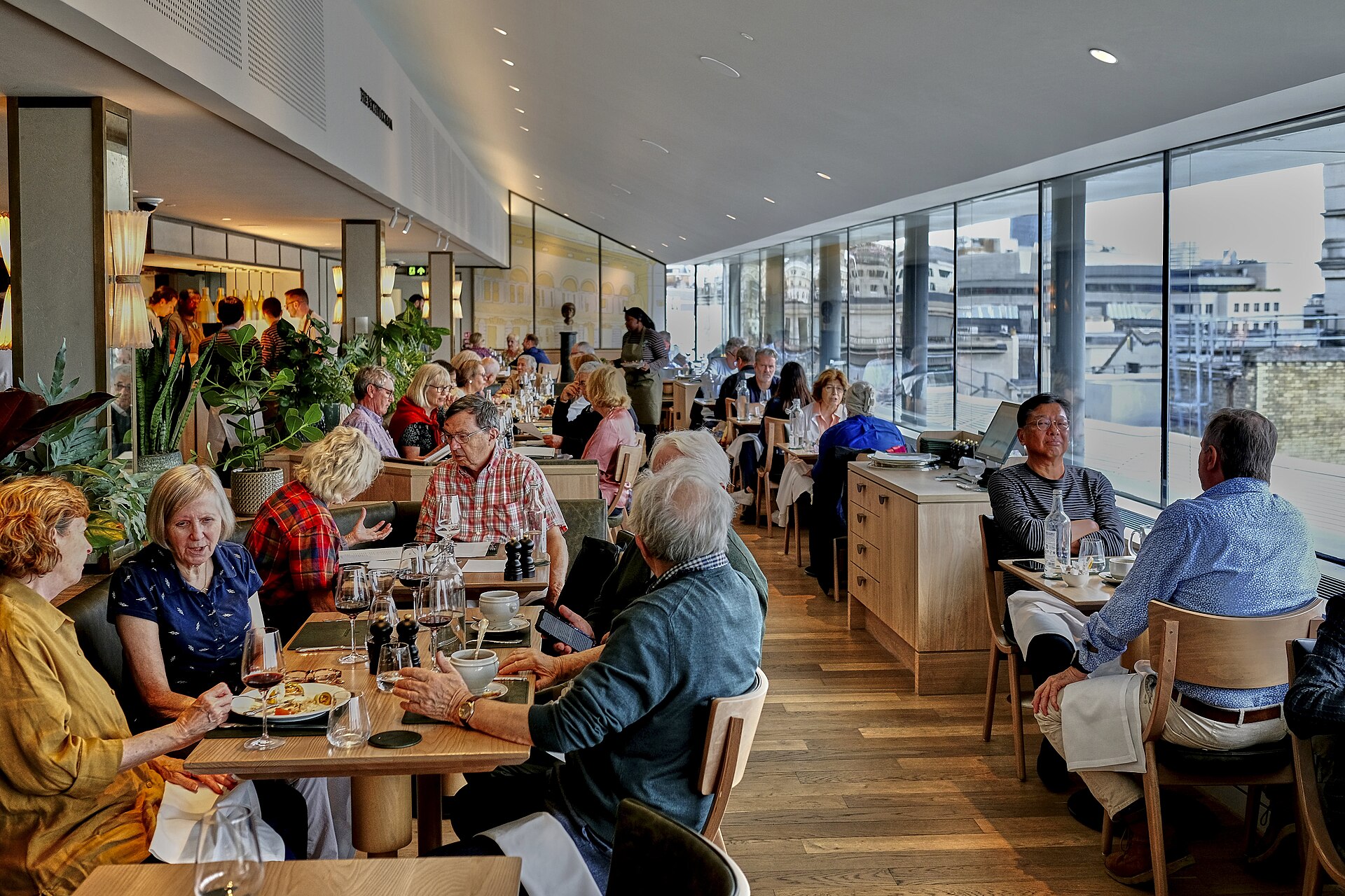 The Portrait Restaurant, with its panoramic view over the West End