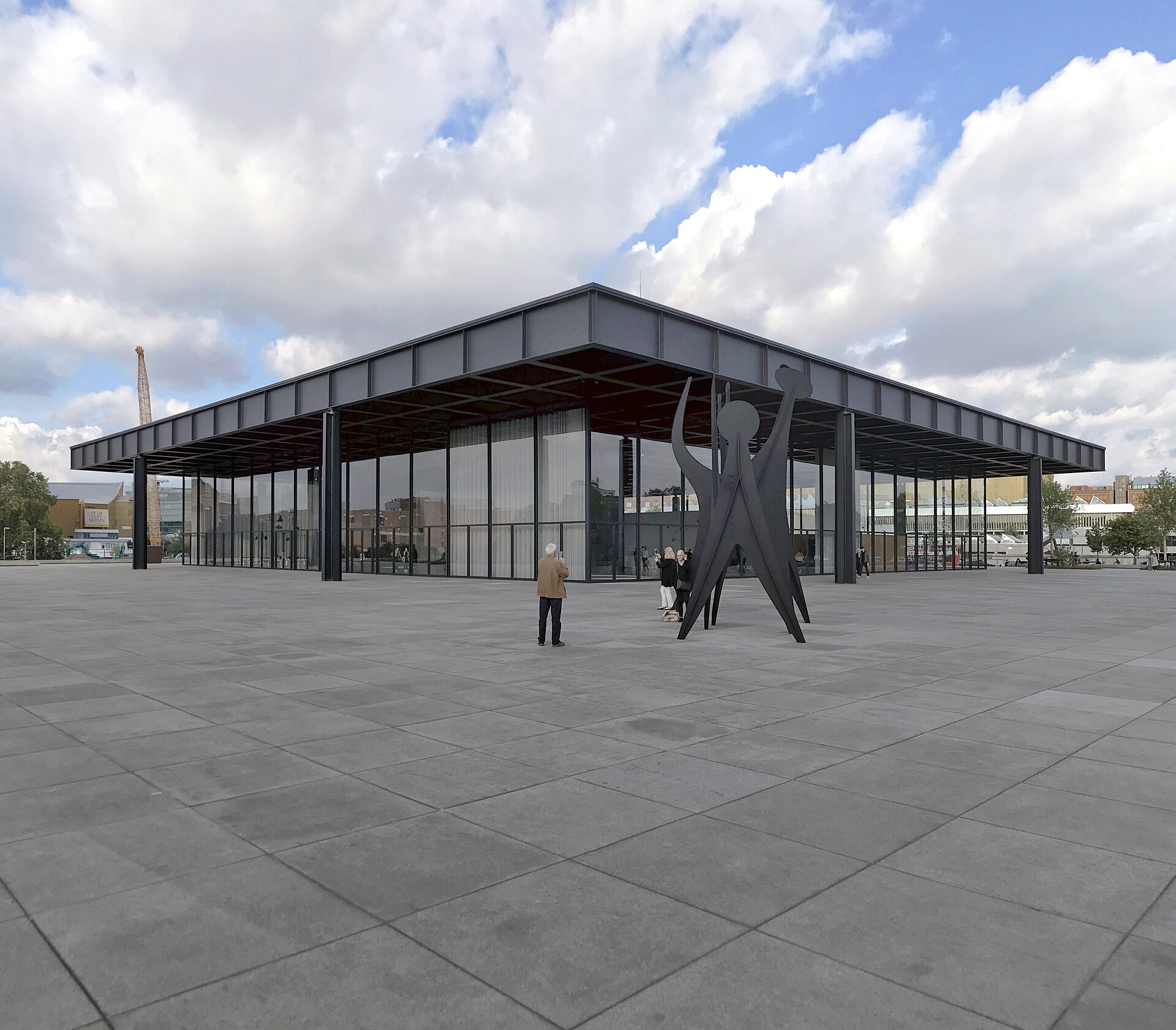 The glass pavilion after the 2021 reopening