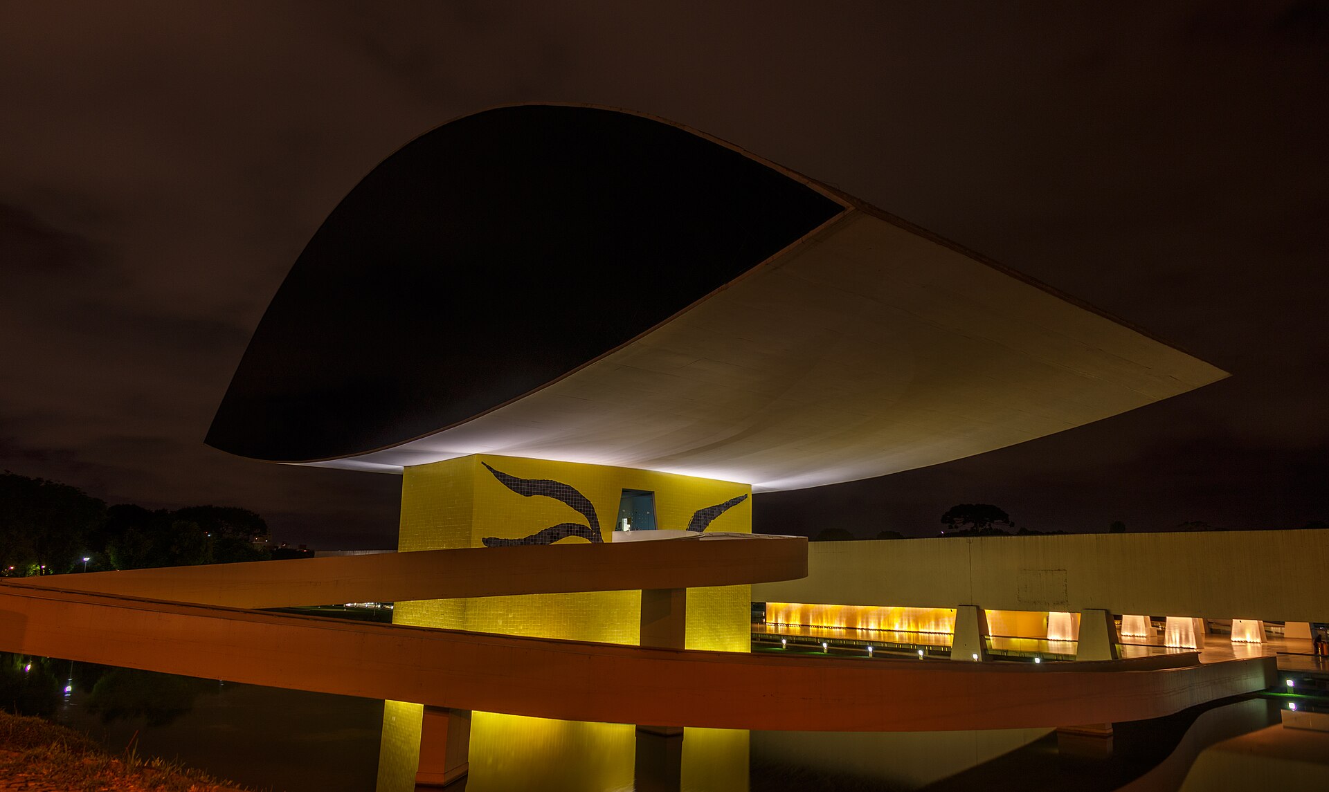 The Eye at night
