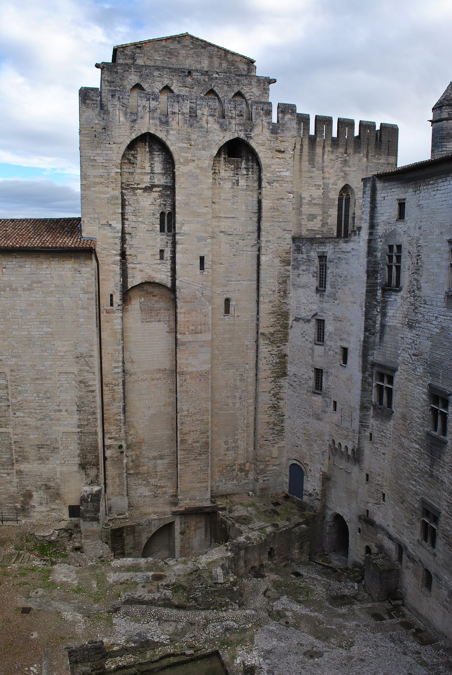 Inside the palace walls