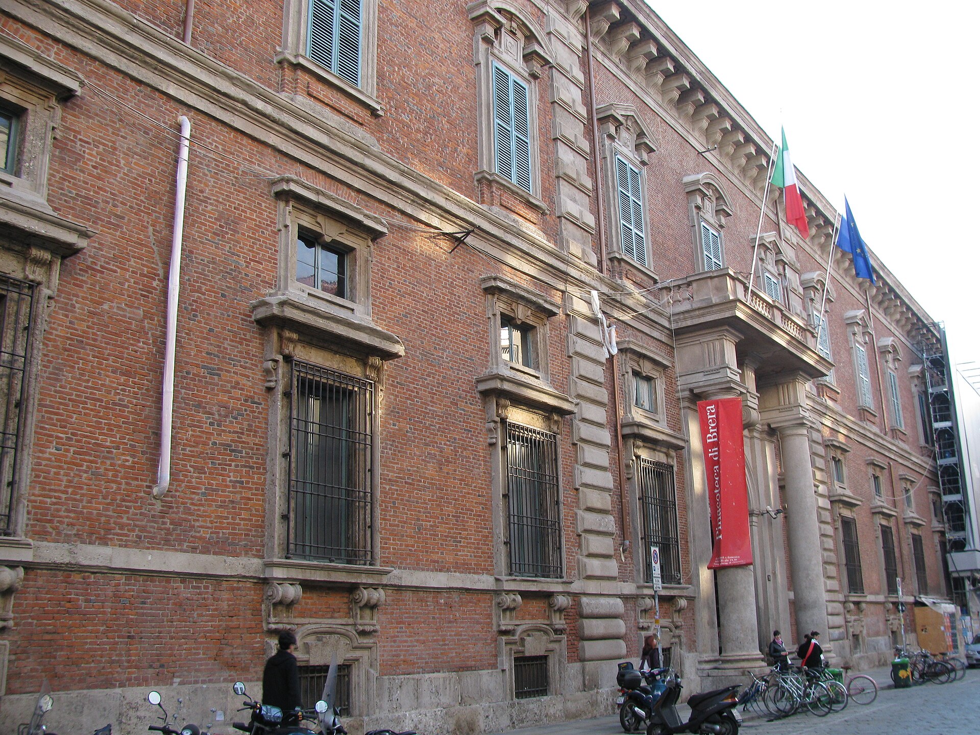 The gallery entrance