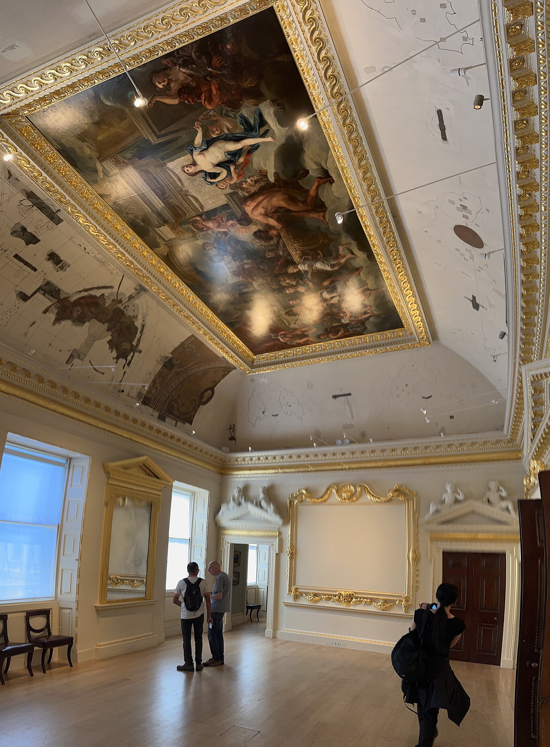 The John Madejski Fine Rooms, a gilded 18th-century interior at the Royal Academy