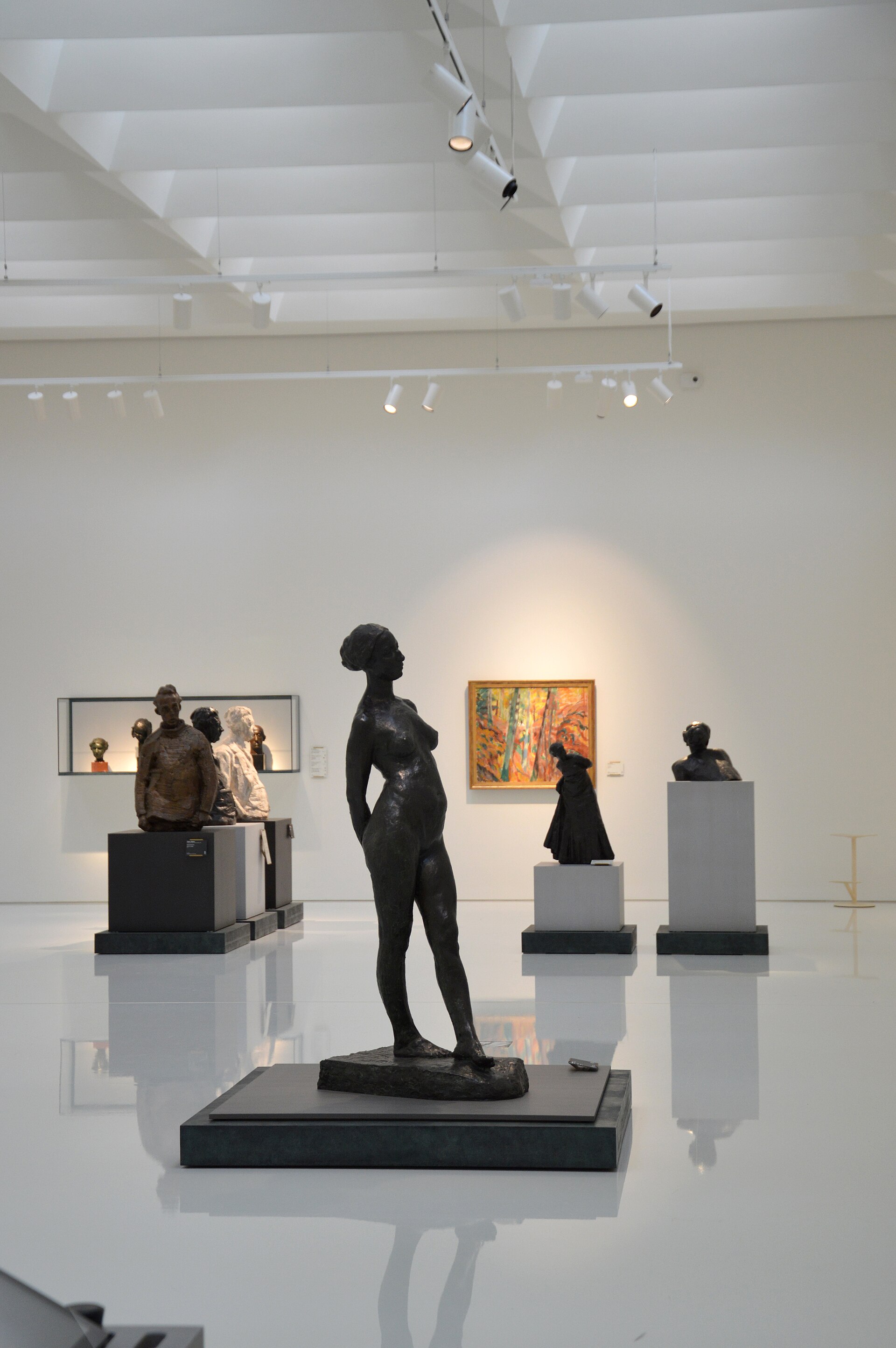 Sculptures by Rik Wouters and others on display in the modern galleries