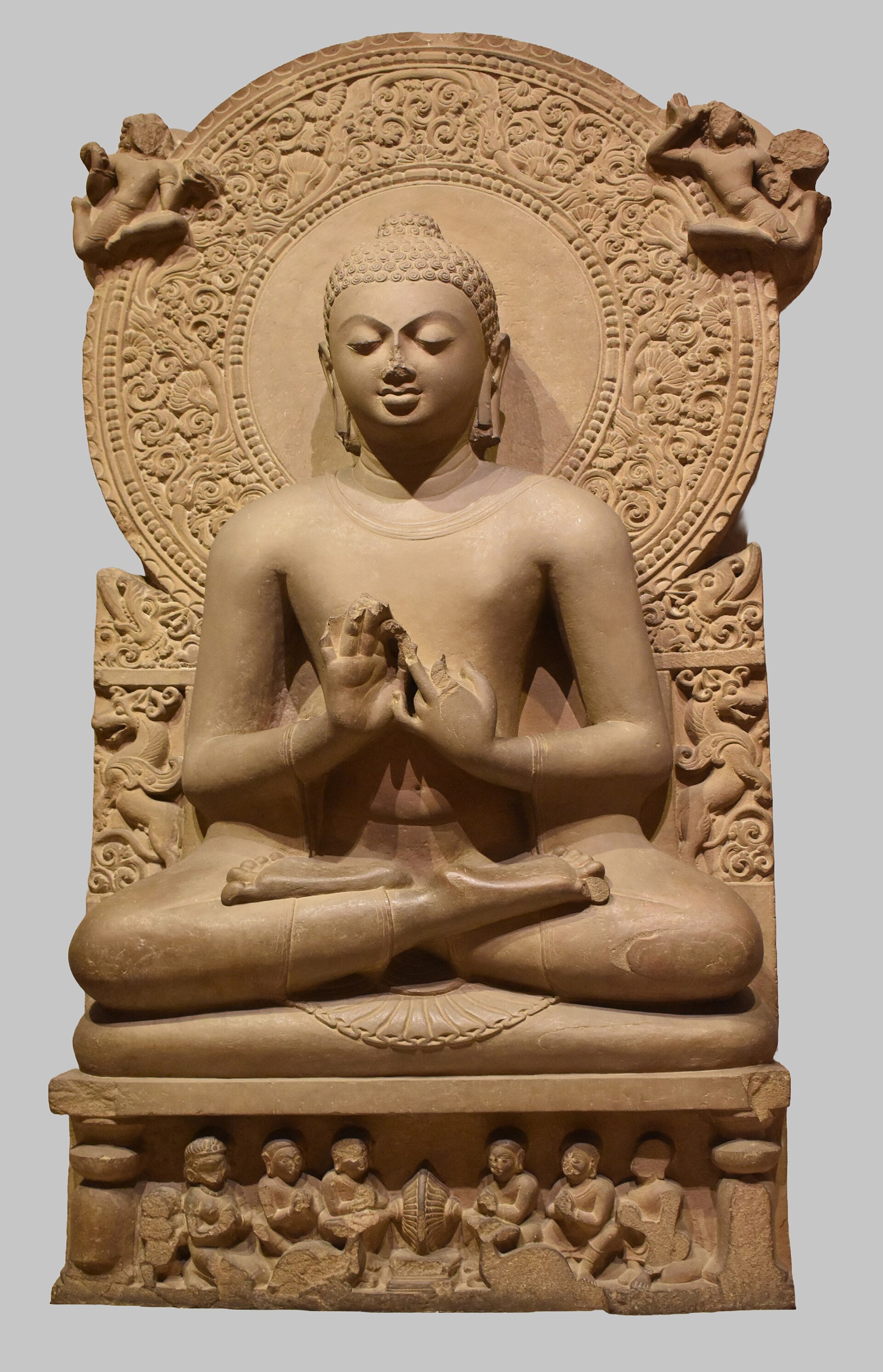 Buddha Teaching the Dharmacakra, 5th century