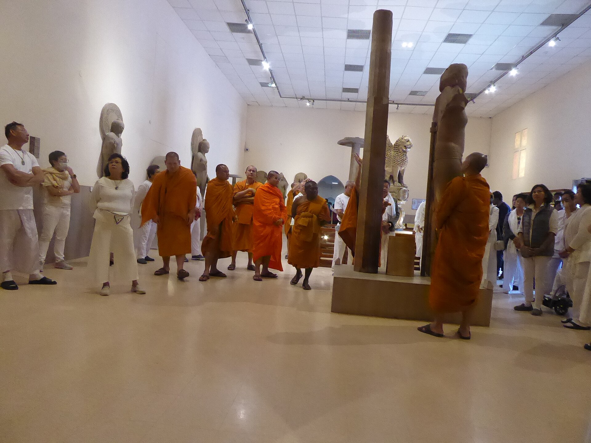 Visitors at the museum
