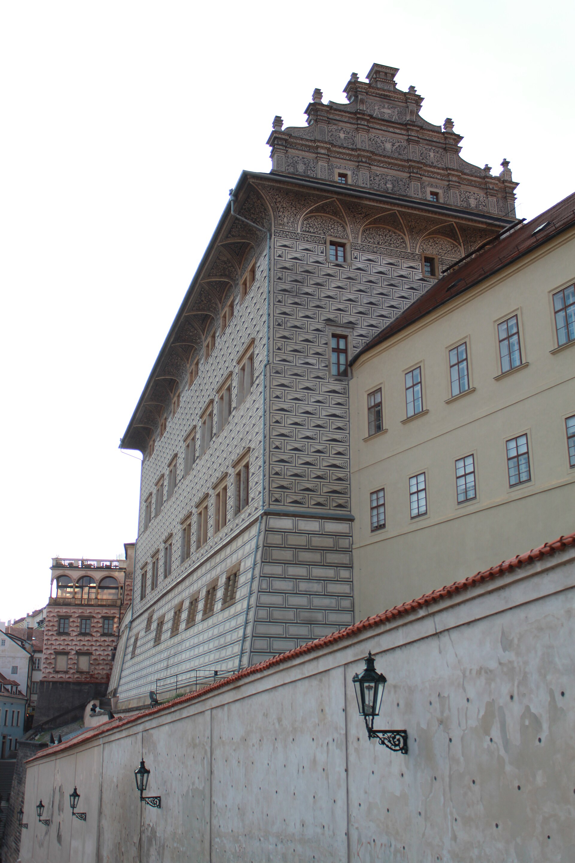 Sgraffito detail, Schwarzenberg Palace