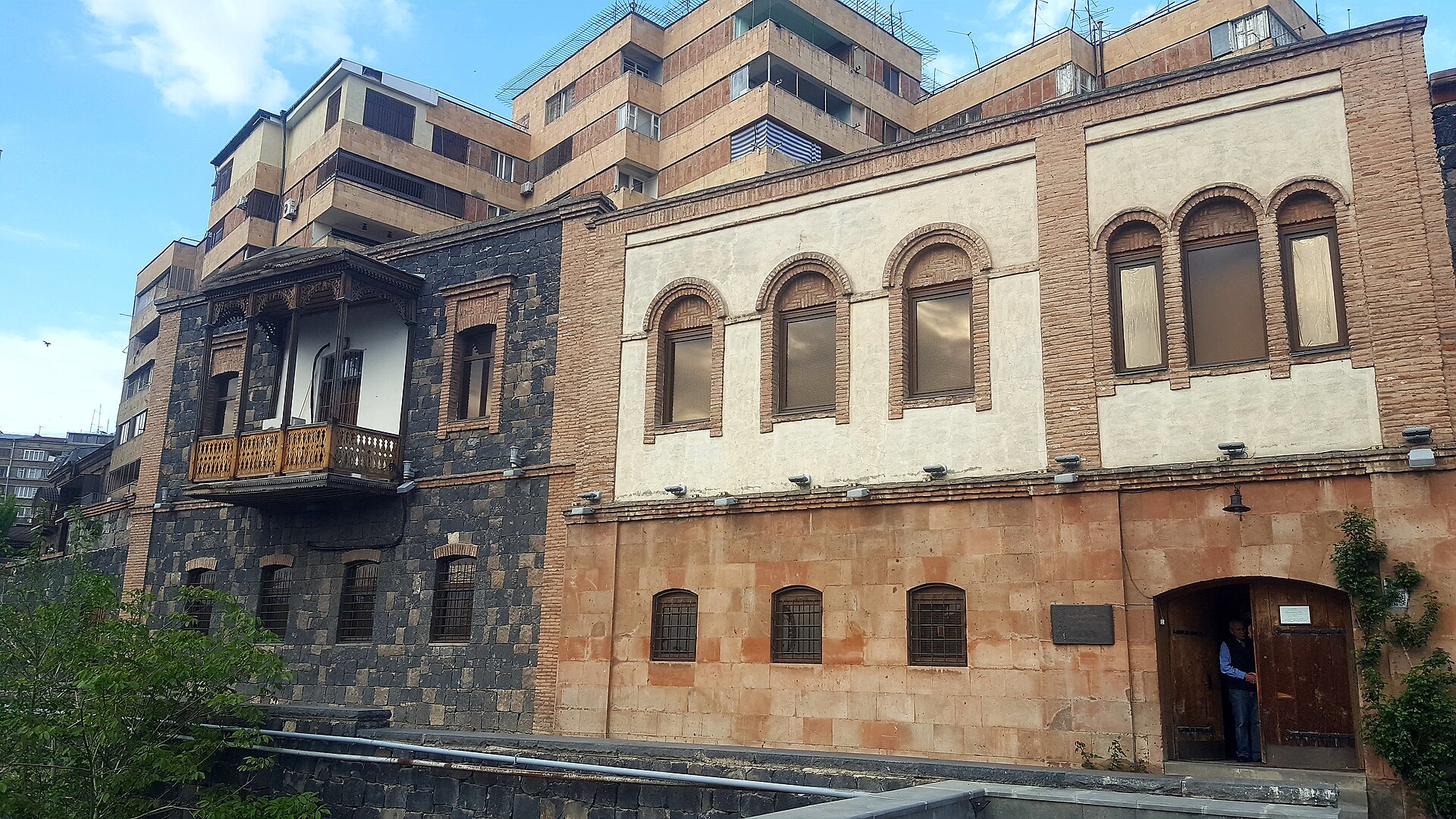 The Sergei Parajanov Museum against Yerevan's skyline