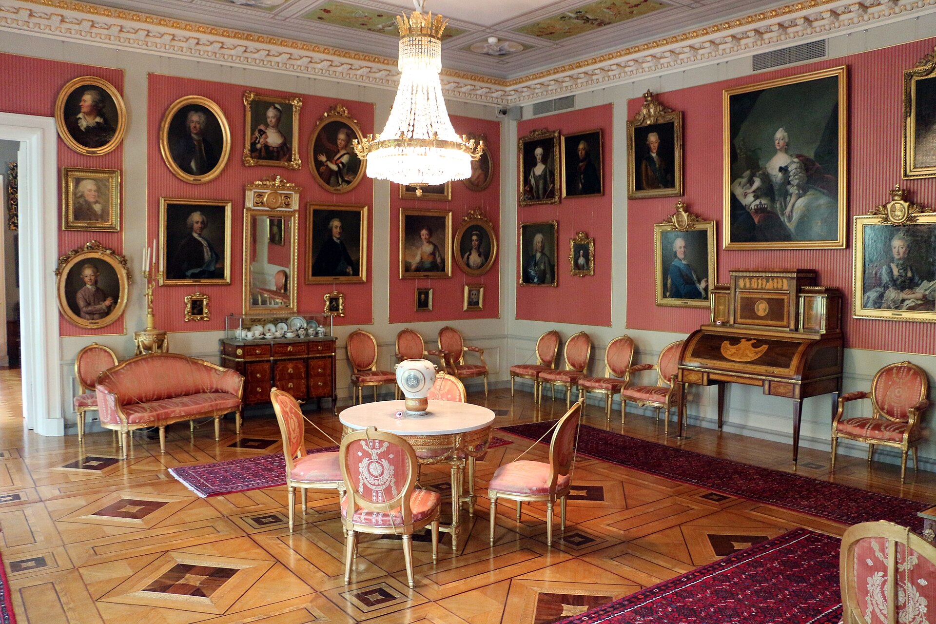The Gustavian Hall in the Sinebrychoff house museum