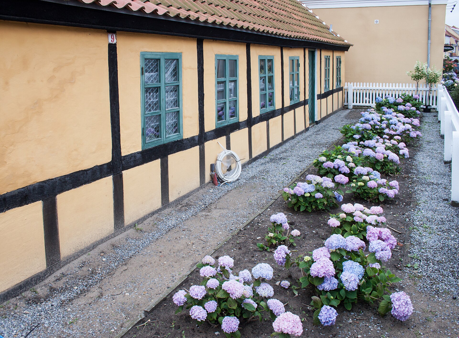 One of the museum's garden buildings