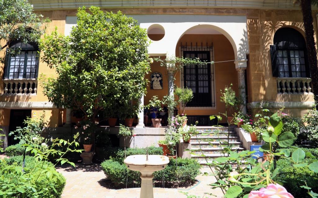 The garden entrance
