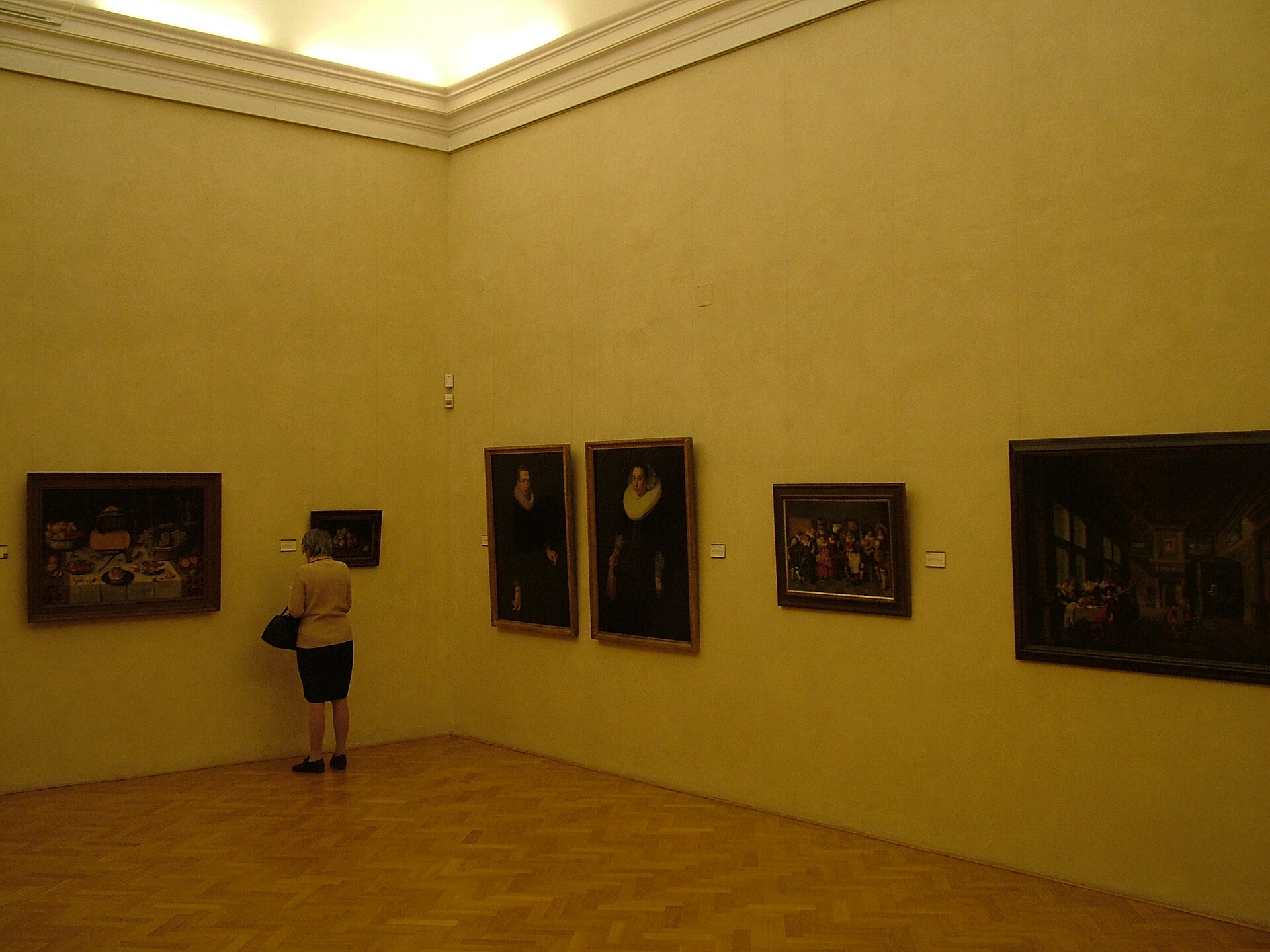 A picture gallery inside Sternberg Palace