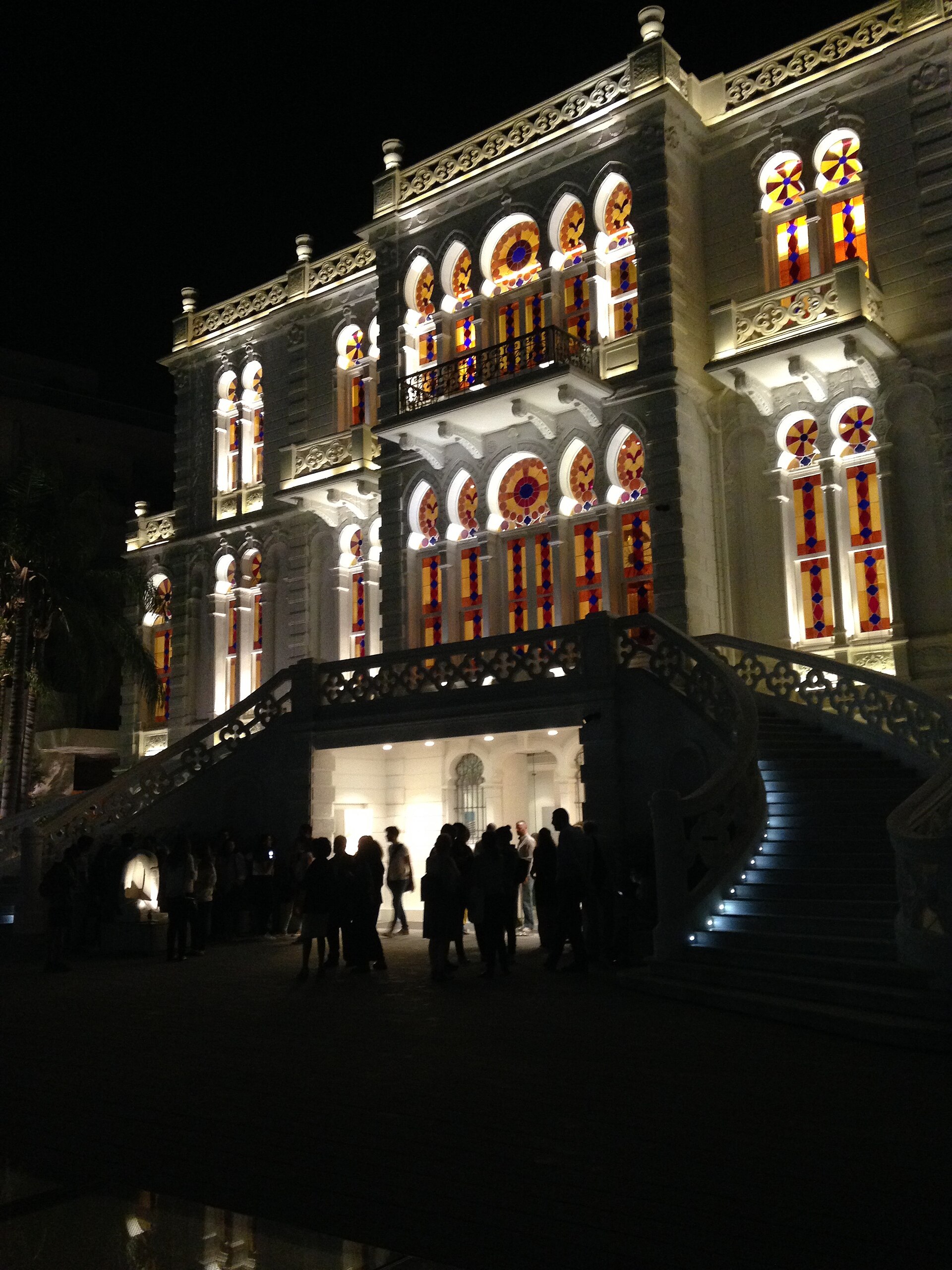 The Sursock Museum by night