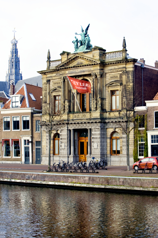 Teylers Museum from across the Spaarne