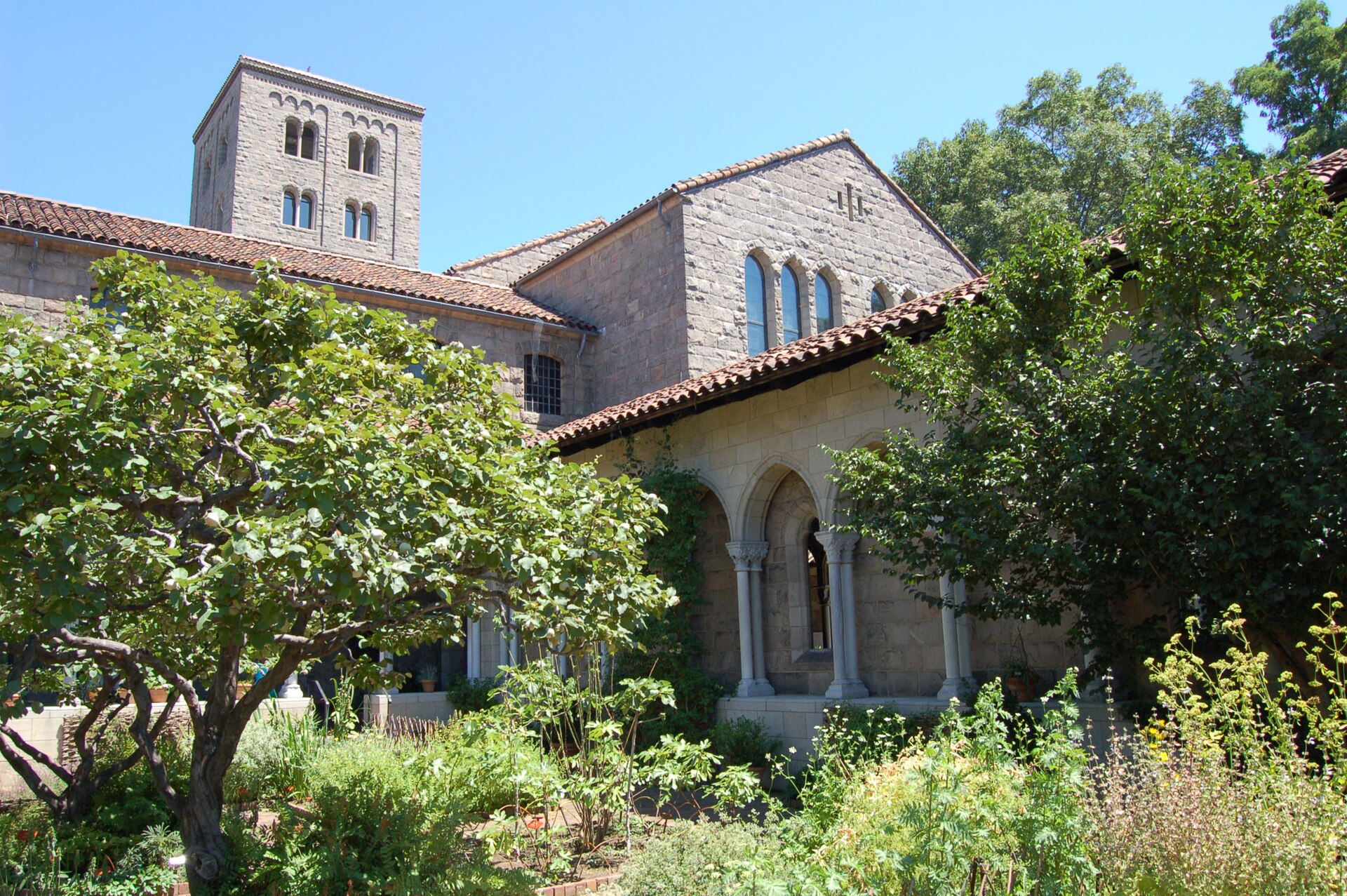 The Bonnefont Cloister garden at The Cloisters