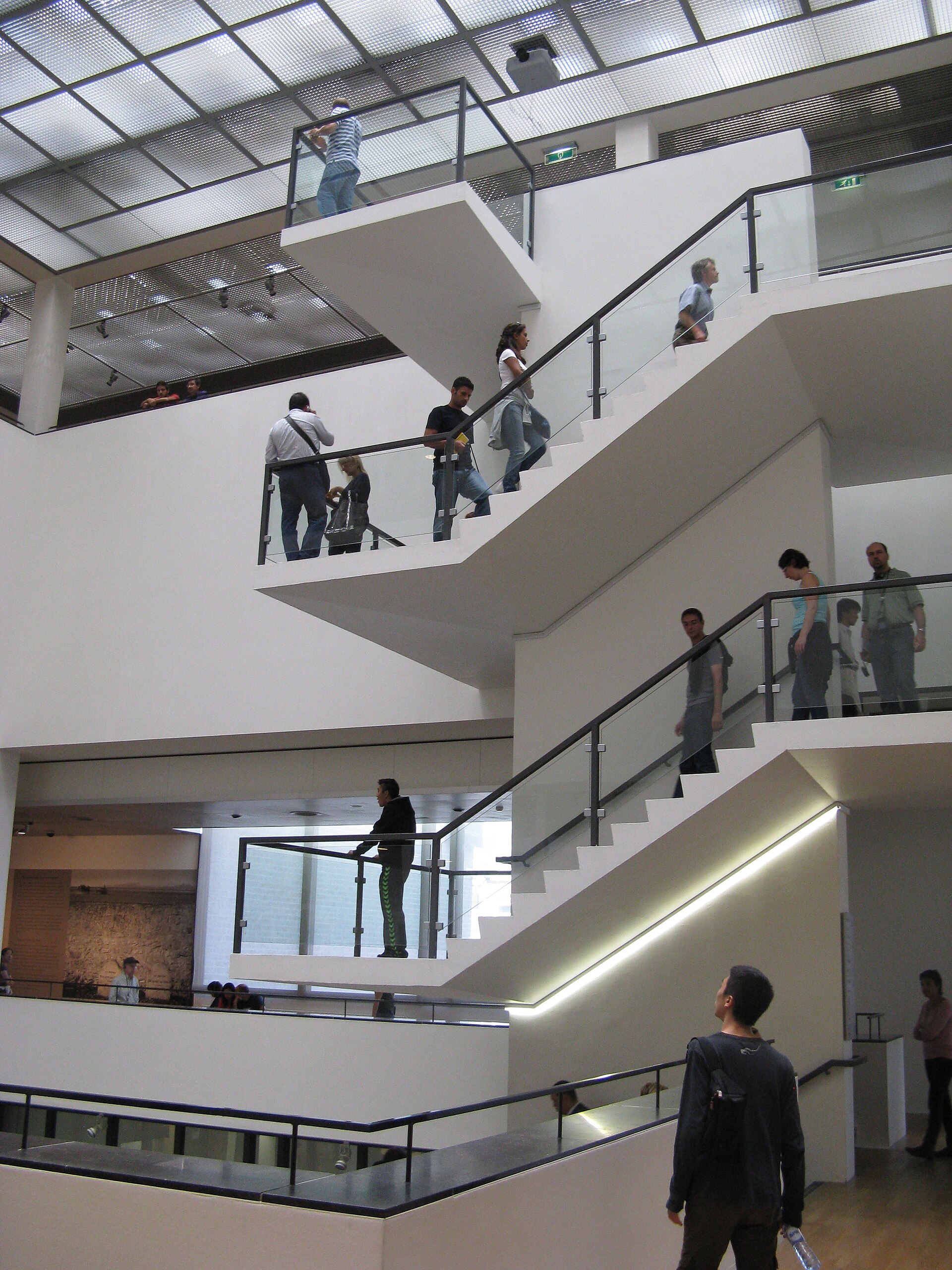 The central stairwell of the Rietveld Building