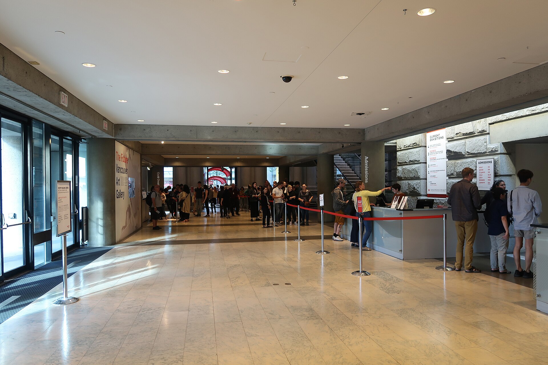 The entrance lobby