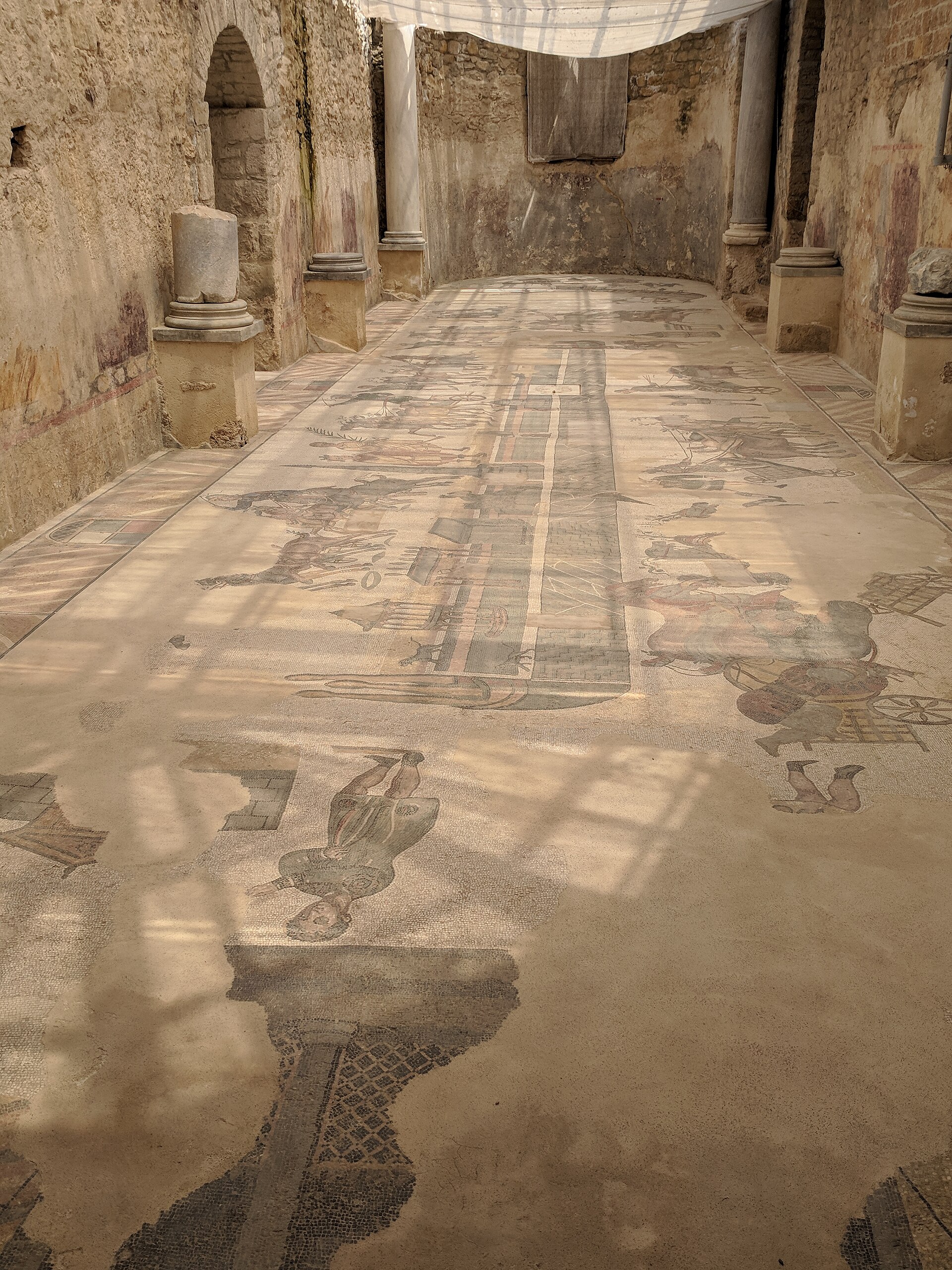 The Circus Maximus chariot-race mosaic