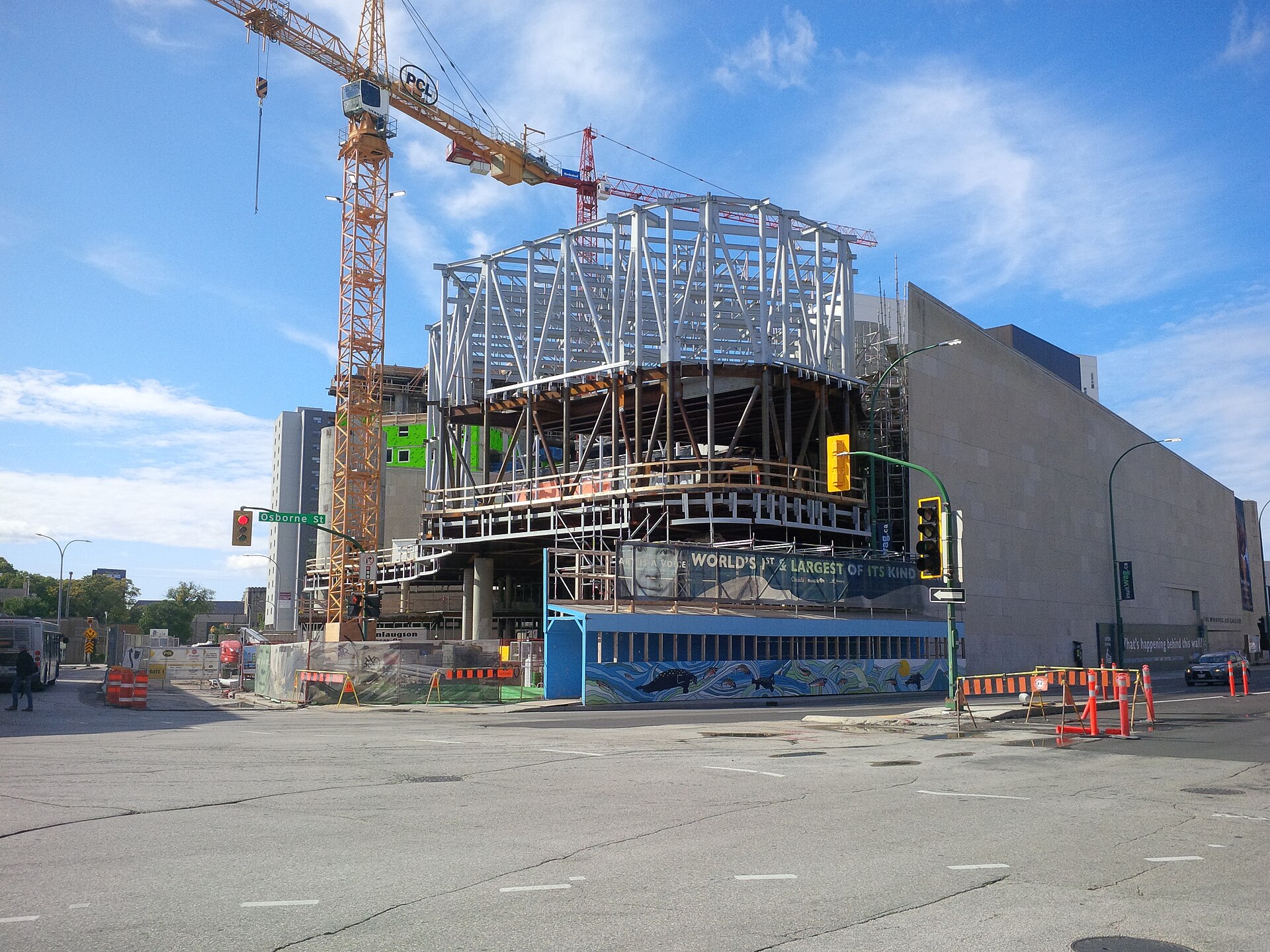 Qaumajuq under construction, 2019