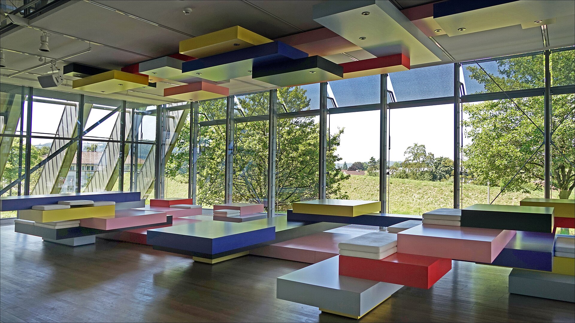 Visitor seating area