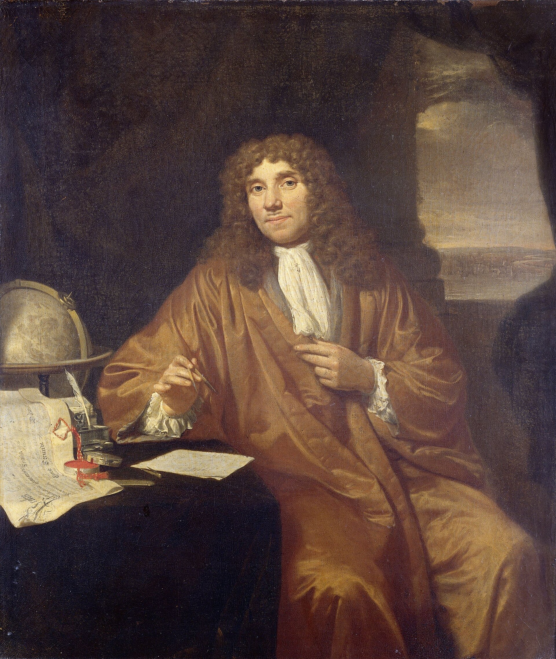 Anthonie van Leeuwenhoek, curator of Vermeer's estate