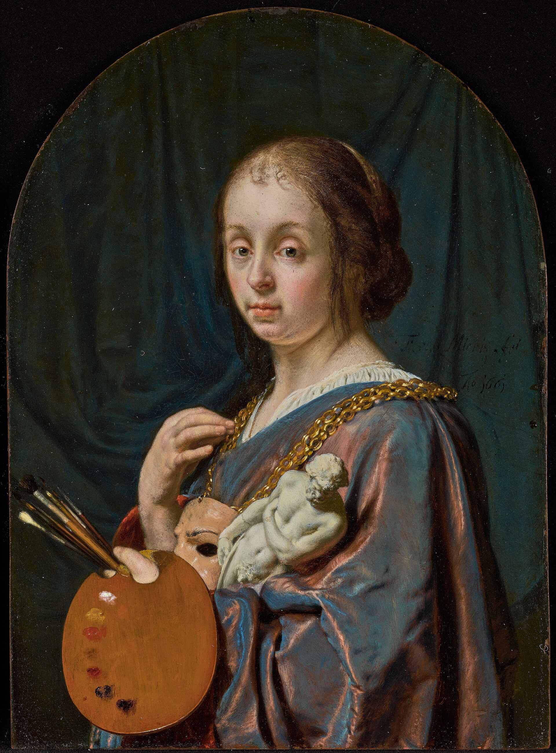 Frans van Mieris, Pictura (An Allegory of Painting), 1661