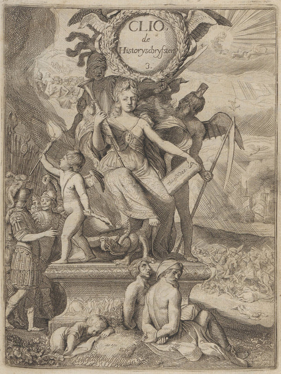 Clio, the historian, in Hoogstraten's treatise