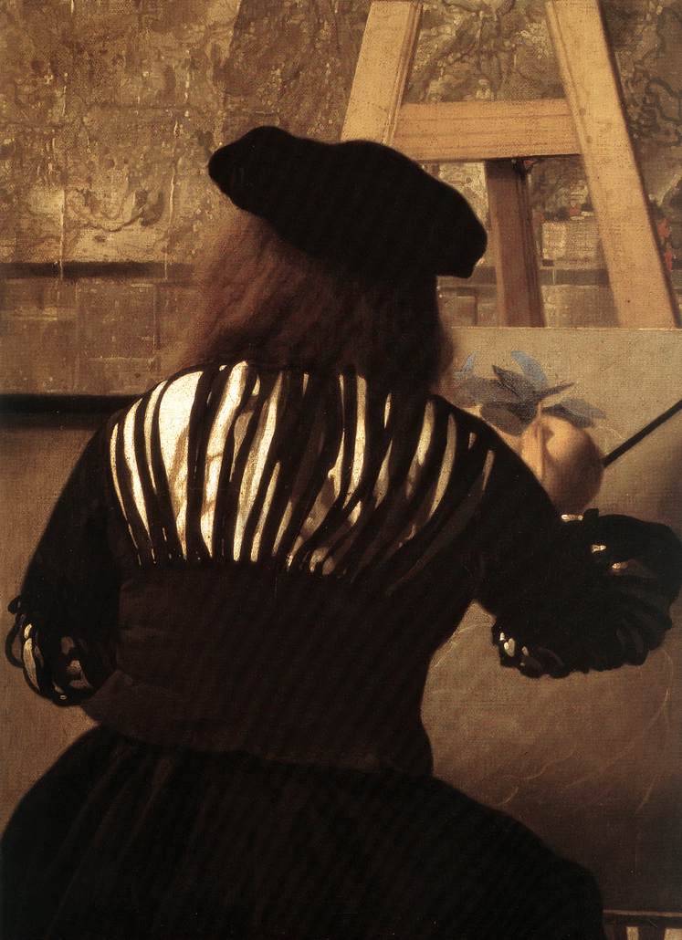 The painter's doublet and the first laurel leaves, detail
